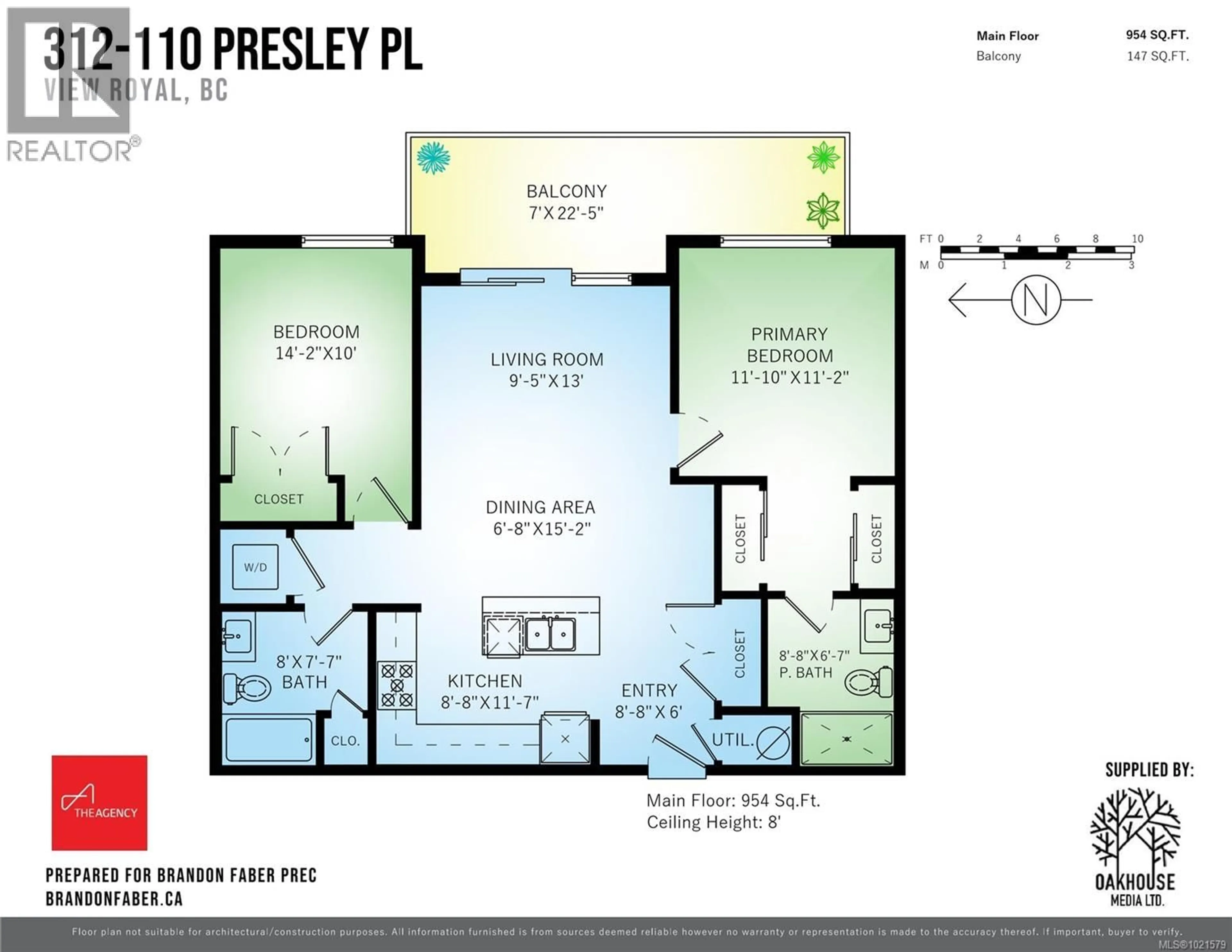 Floor plan for 312 - 110 PRESLEY PLACE, View Royal British Columbia V9B0Z1