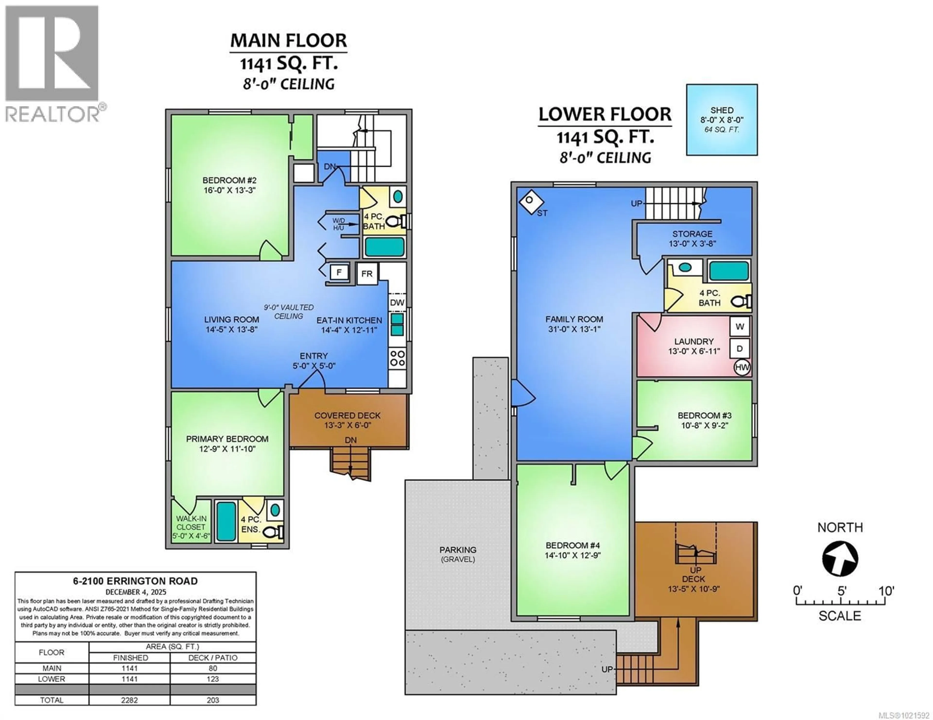 Floor plan for 6 - 2100 ERRINGTON ROAD, Errington British Columbia V0R1V0