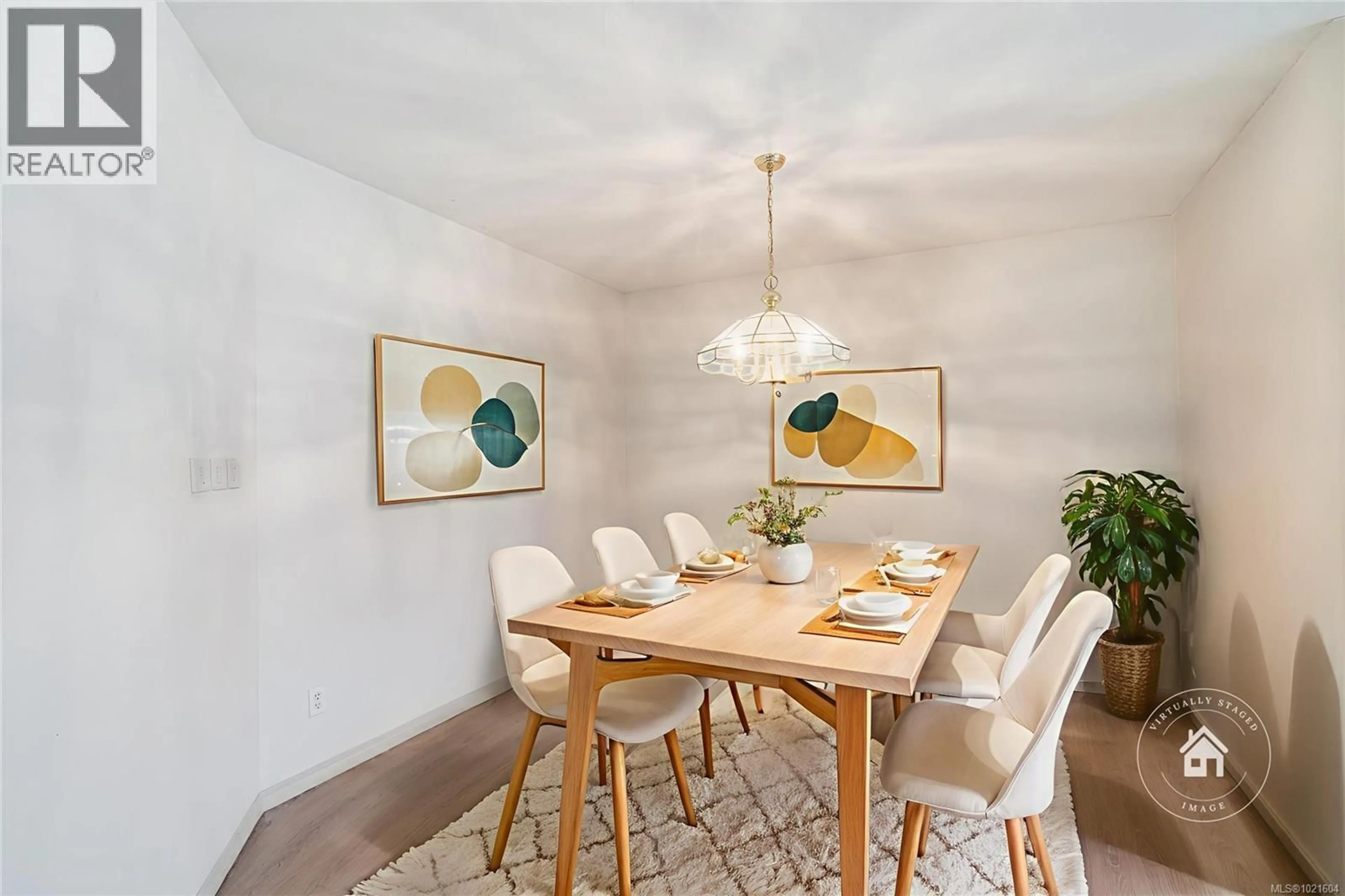 Dining room, wood/laminate floor for 126 - 635 BLENKIN AVENUE, Parksville British Columbia V9P2K7