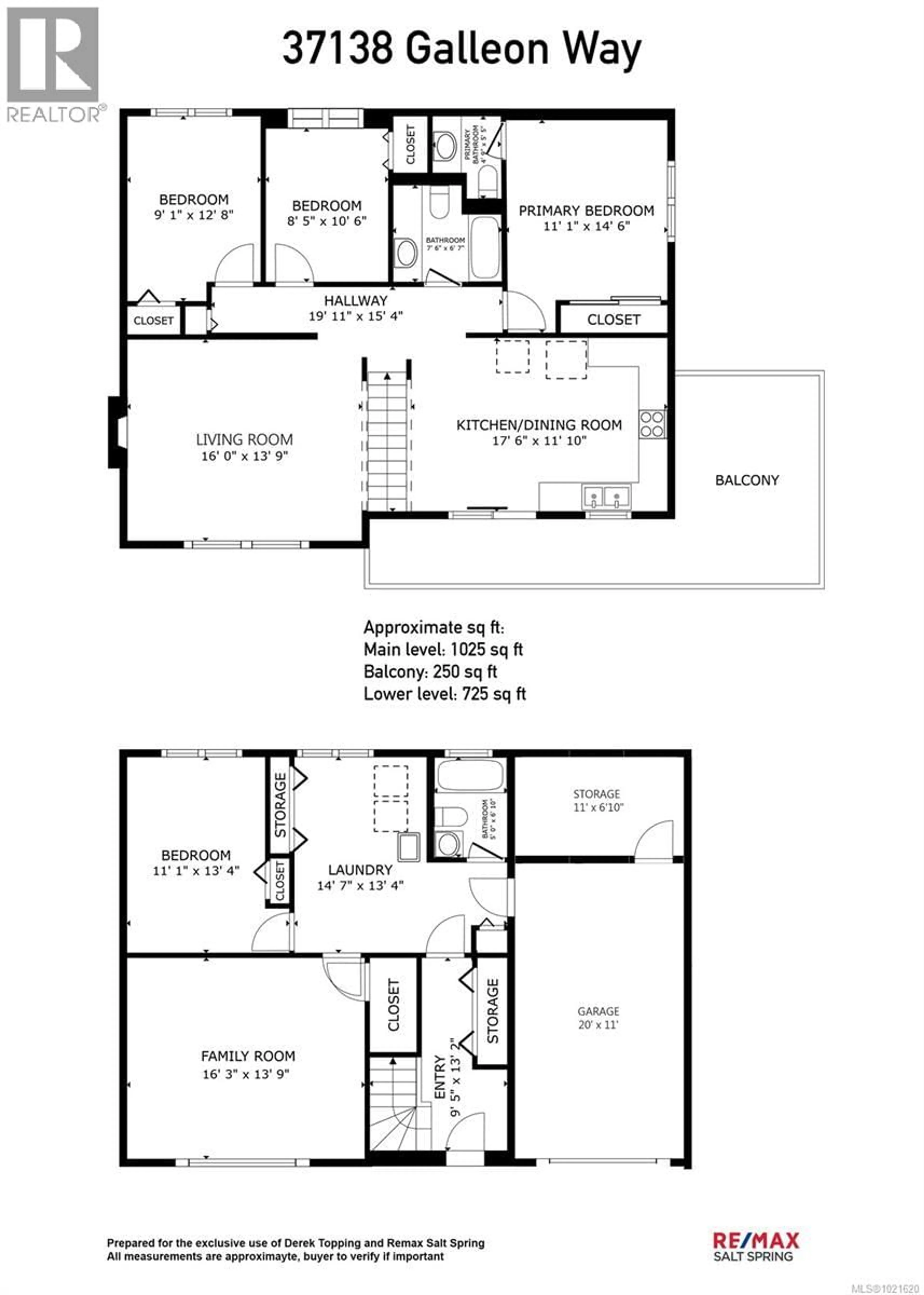 Floor plan for 37138 GALLEON WAY, Pender Island British Columbia V0N2M2