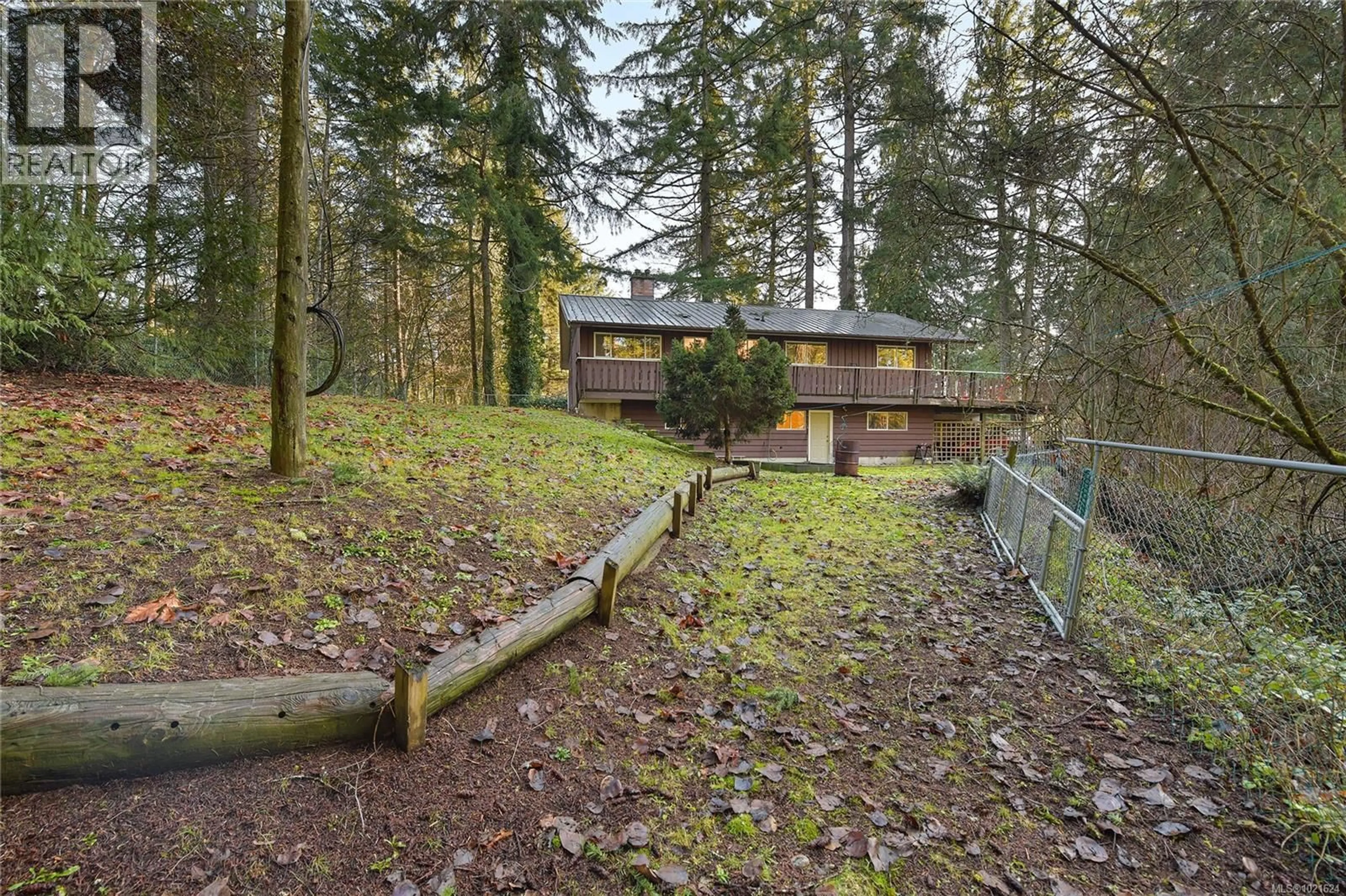 A pic from outside/outdoor area/front of a property/back of a property/a pic from drone, forest/trees view for 3795 GLENORA ROAD, Duncan British Columbia V9L6S5