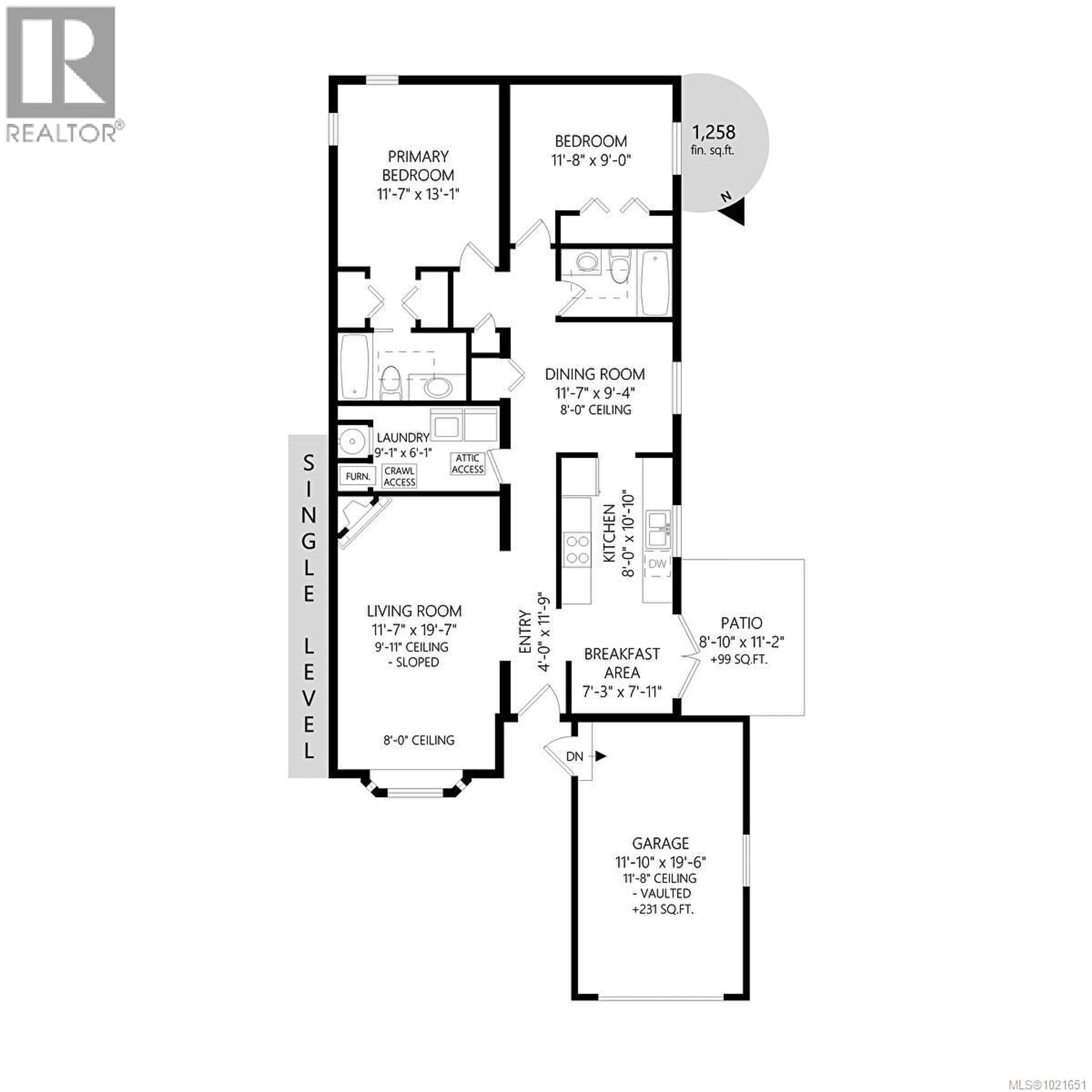 Floor plan for 39 EAGLE LANE, View Royal British Columbia V9A7M2