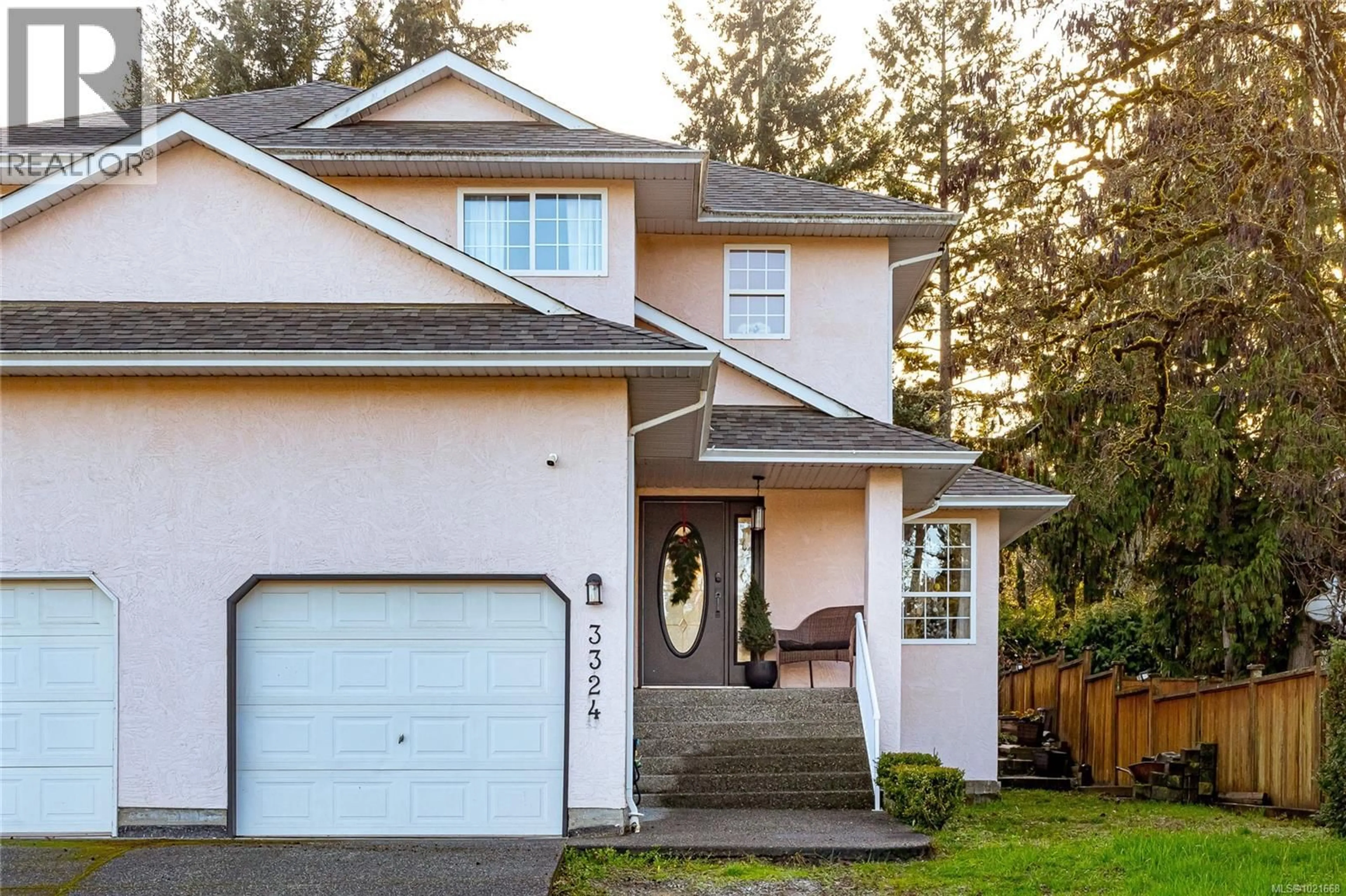 Home with vinyl exterior material, street for 3324 RENITA RIDGE ROAD, Duncan British Columbia V9L5J6