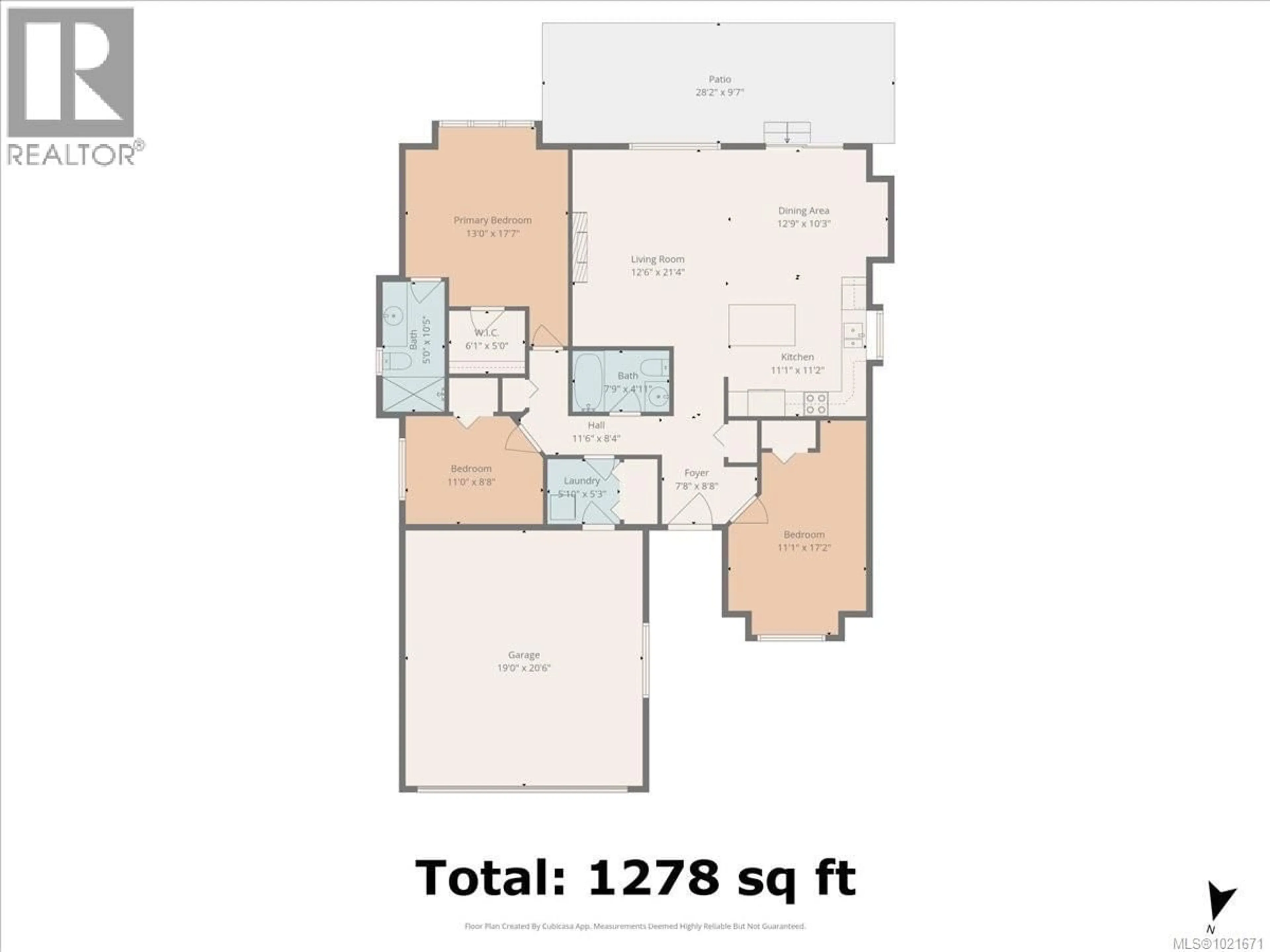 Floor plan for 22 - 5450 TOMSWOOD ROAD, Port Alberni British Columbia V9Y0B4