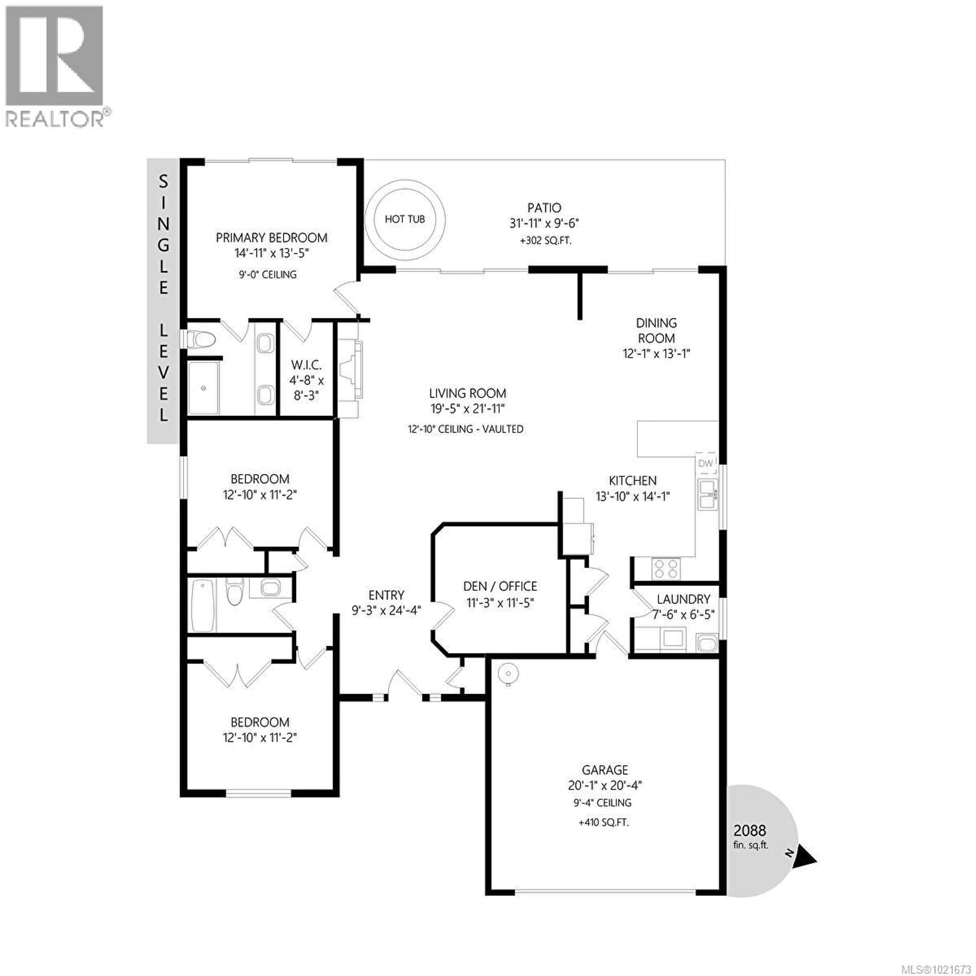 Floor plan for 1996 GLENIDLE ROAD, Sooke British Columbia V9Z0B2