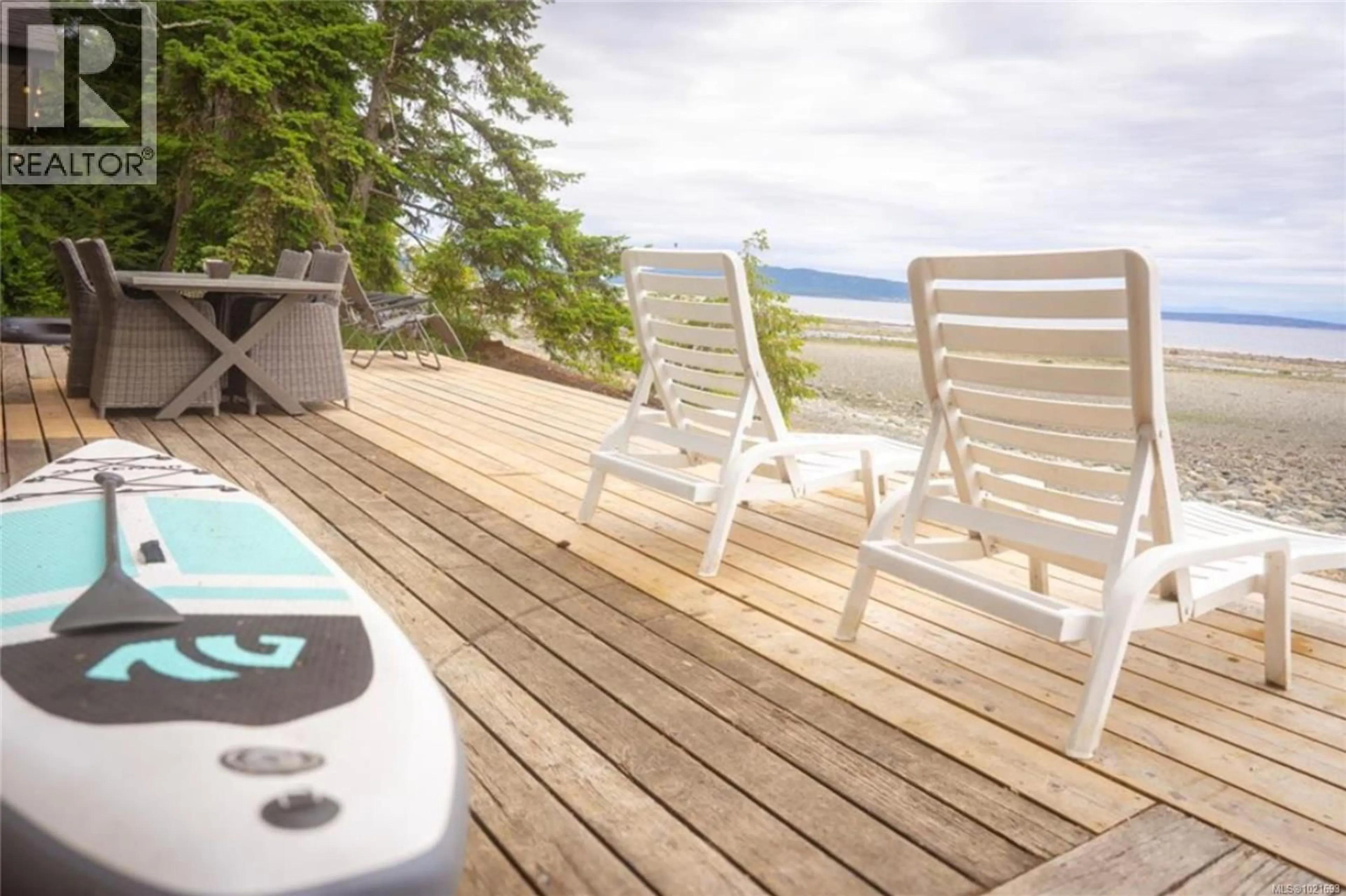 Patio, water/lake/river/ocean view for 6641 ISLAND HIGHWAY WEST, Bowser British Columbia V0R1G0