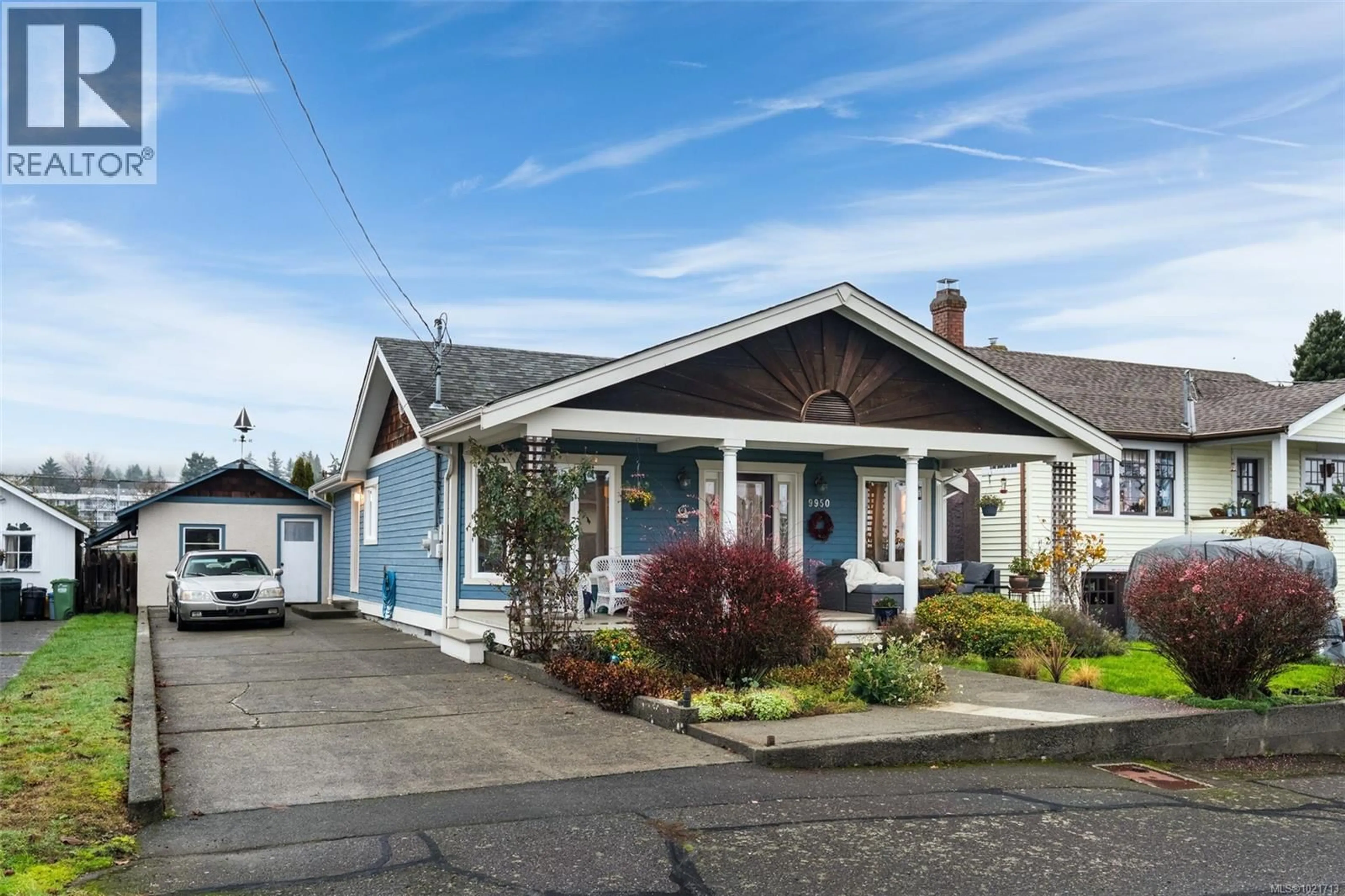 Home with vinyl exterior material, street for 9950 SEAVIEW STREET, Chemainus British Columbia V0R1K1