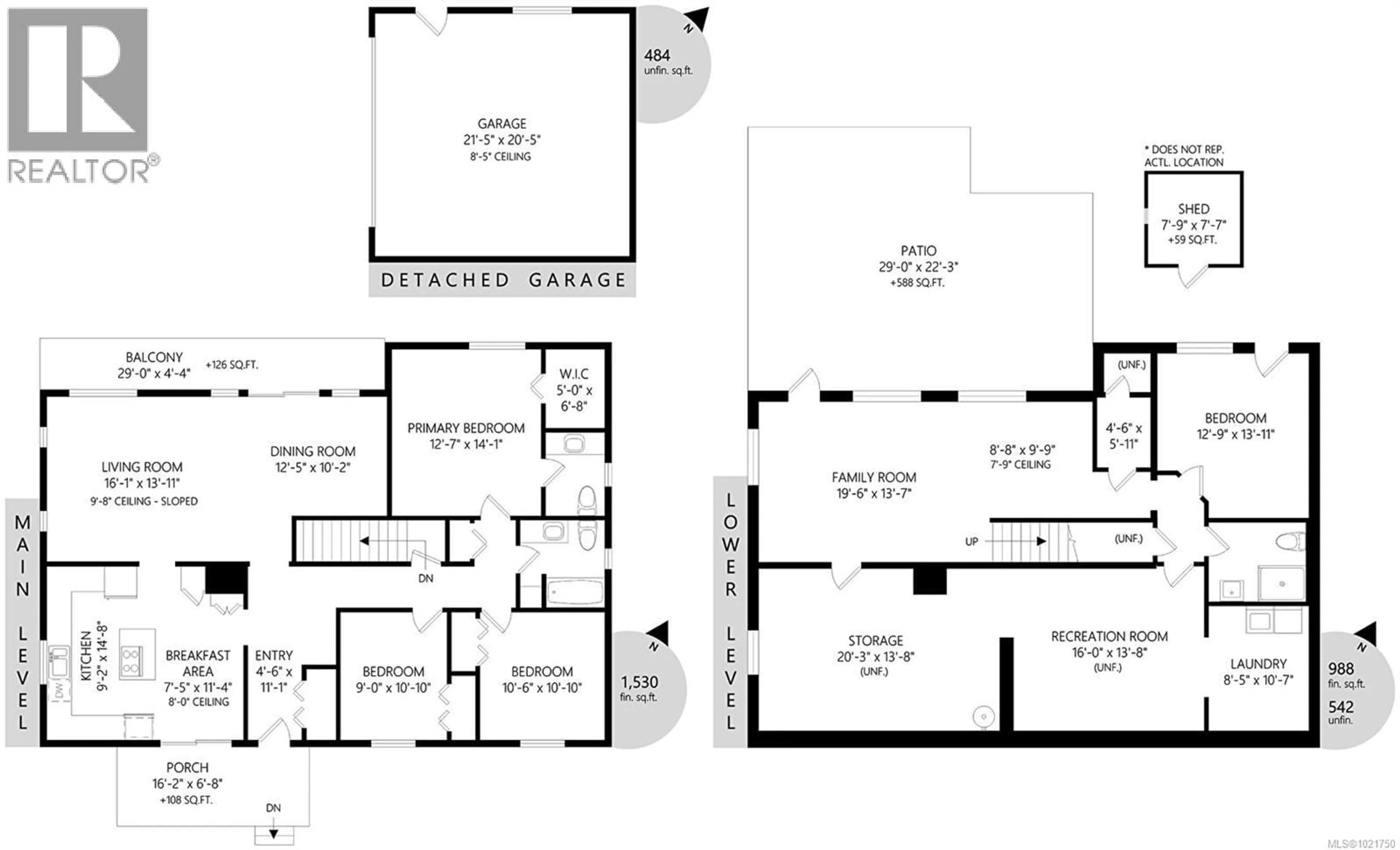 Floor plan for 1850 DELANICE WAY, Nanoose Bay British Columbia V9P9B3