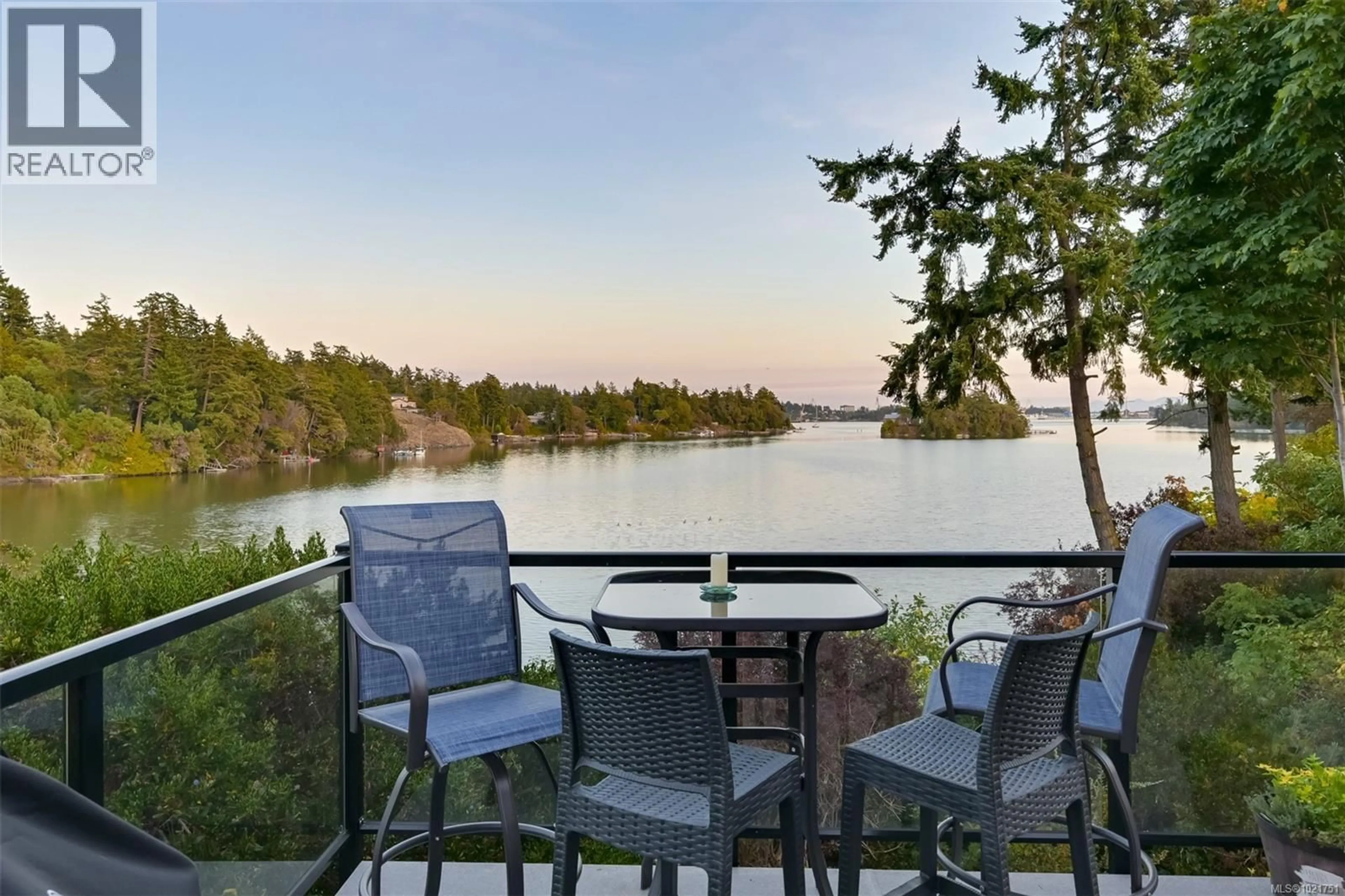 Patio, water/lake/river/ocean view for 8 WOODVILLE PLACE, View Royal British Columbia V9B1E6
