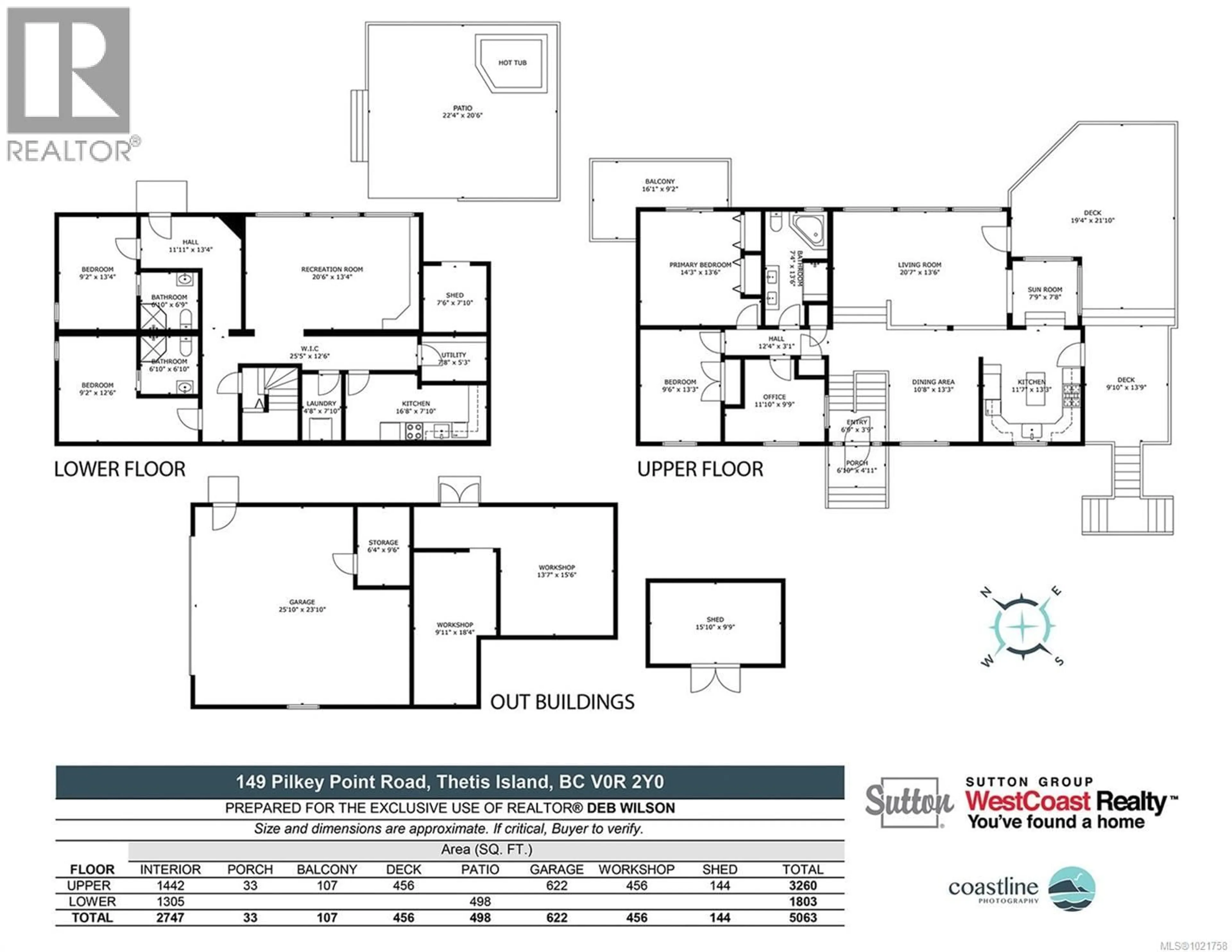 Floor plan for 149 PILKEY POINT ROAD, Thetis Island British Columbia V0R2Y0