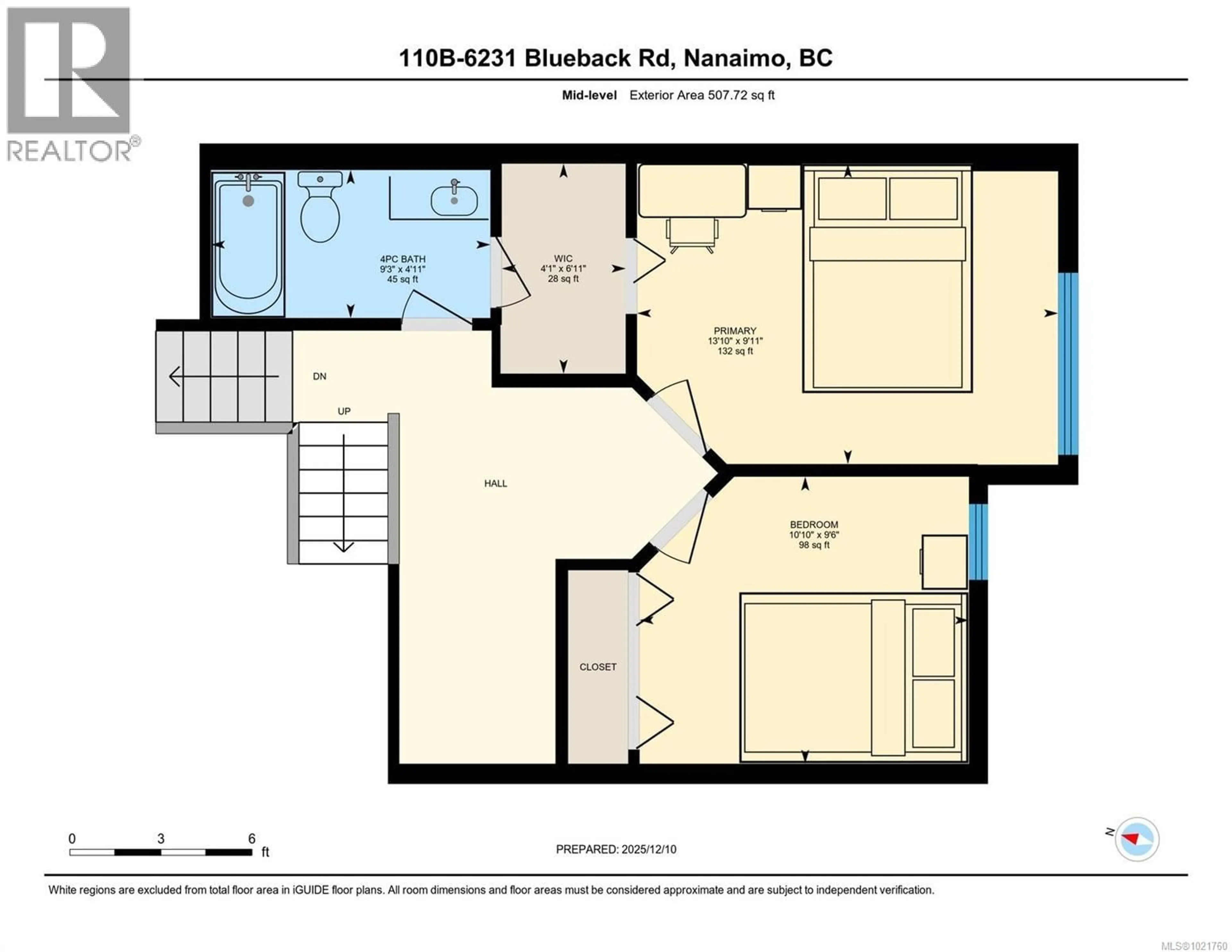 Floor plan for 110B - 6231 BLUEBACK ROAD, Nanaimo British Columbia V9V1J3