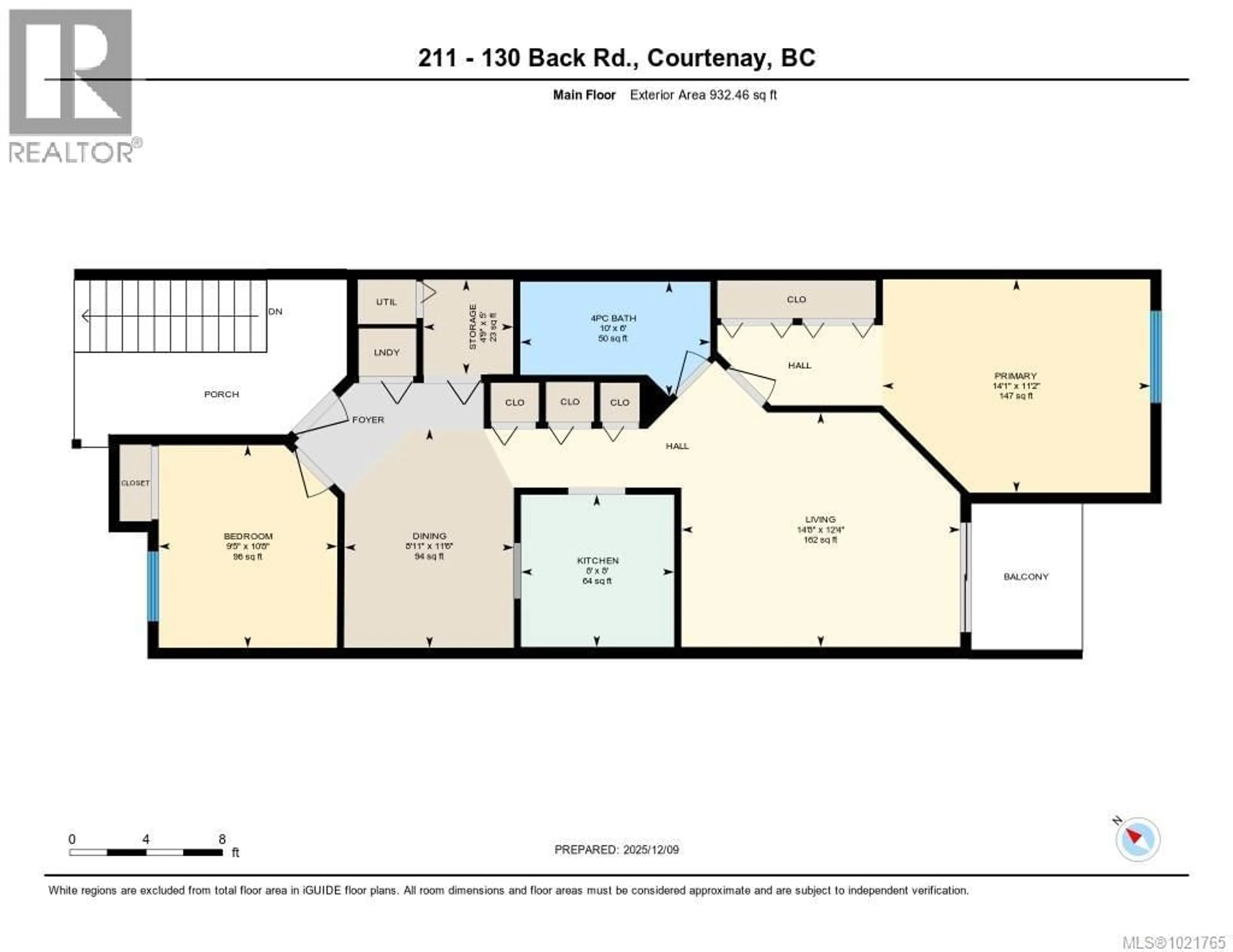 Floor plan for 211 - 130 BACK ROAD, Courtenay British Columbia V9N3W6