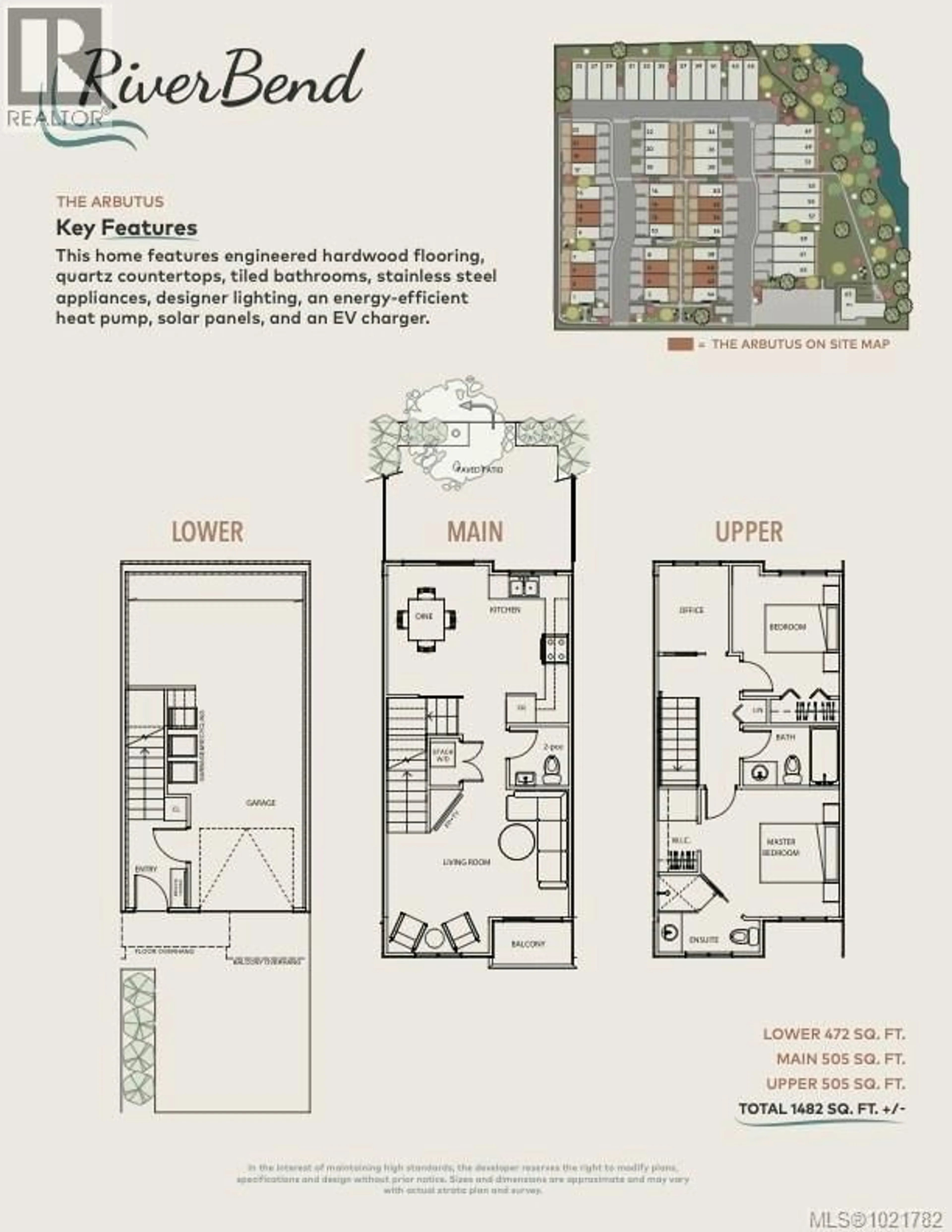 Floor plan for 14 - 703 TURNER ROAD, Parksville British Columbia V9P1T7