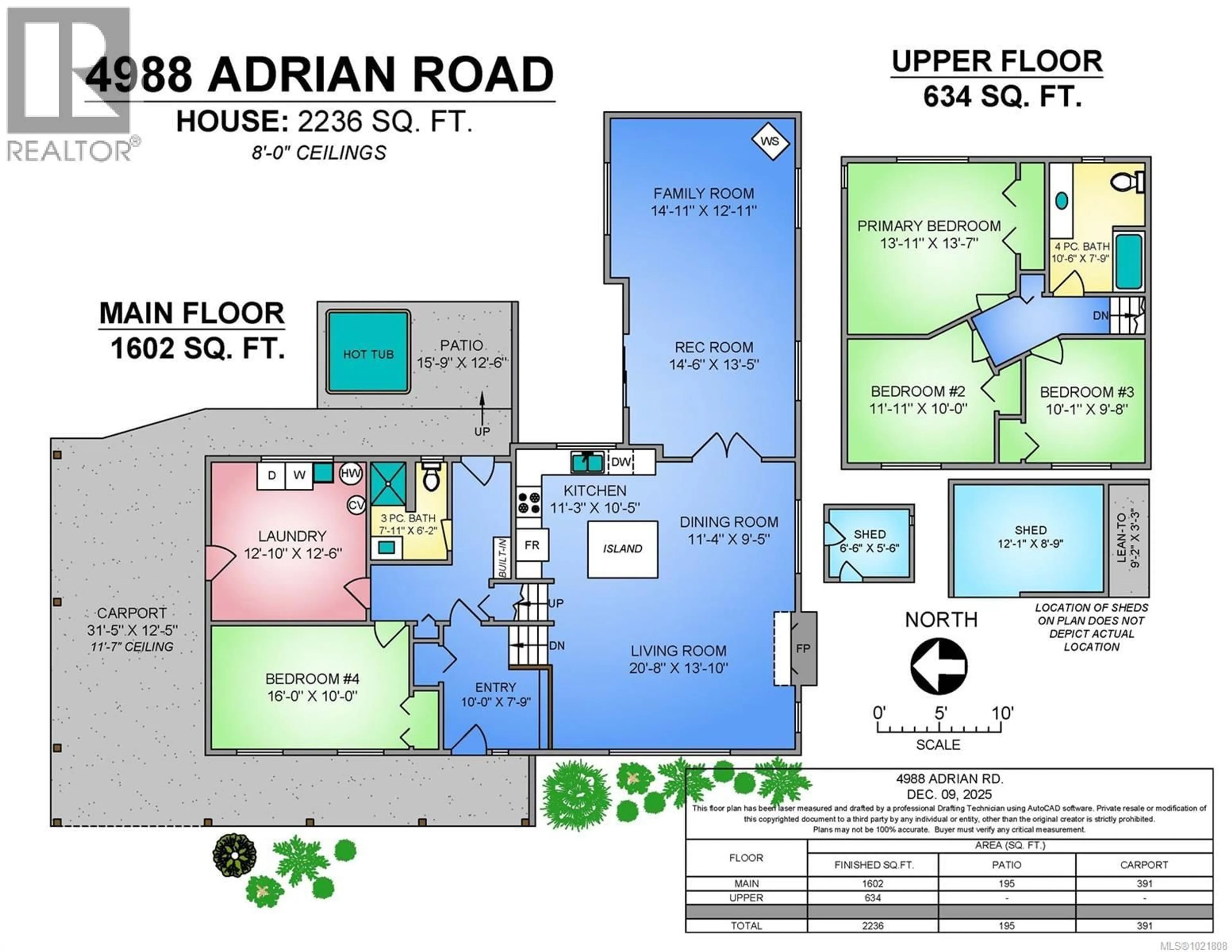 Floor plan for 4988 ADRIAN ROAD, Courtenay British Columbia V9N6T8