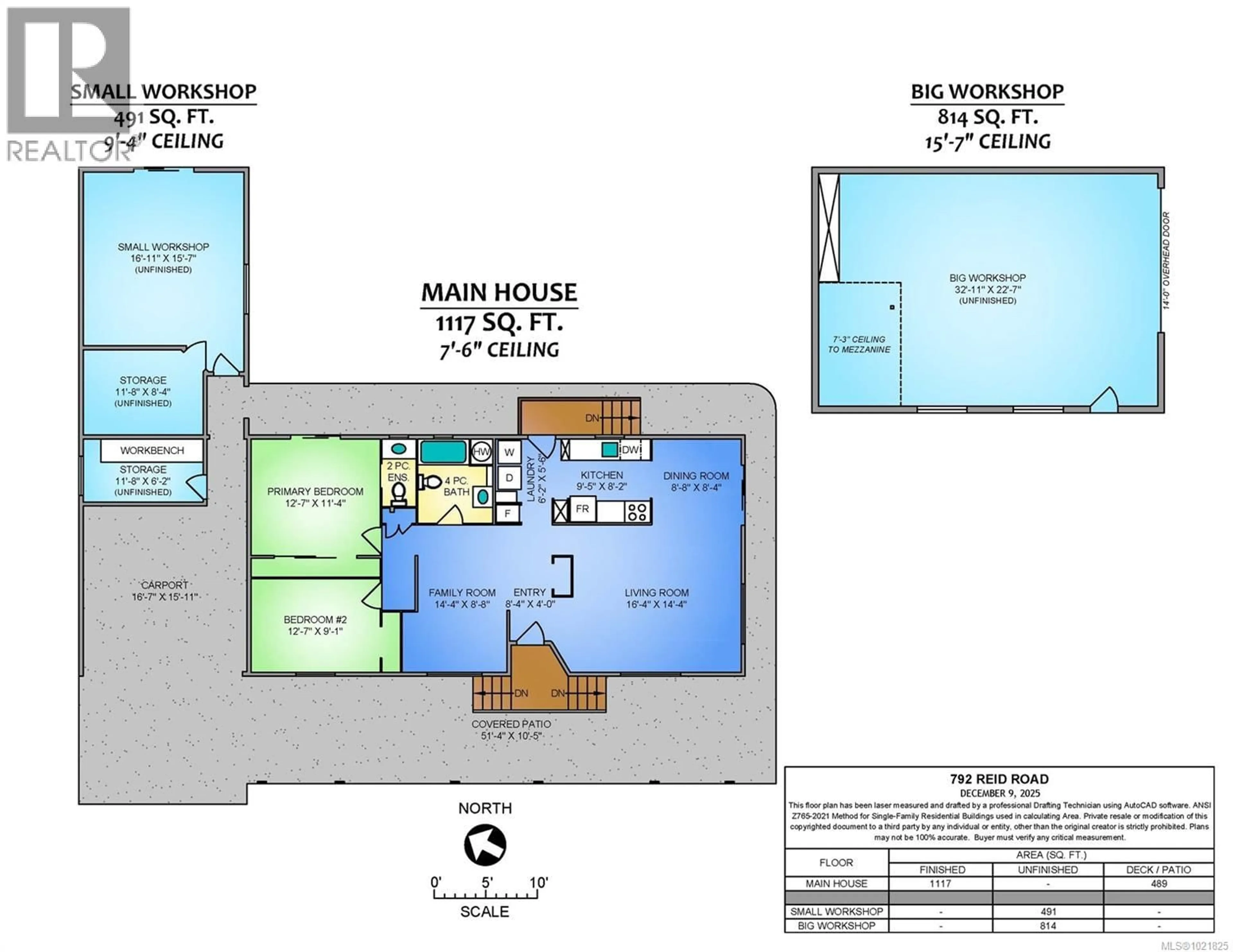 Floor plan for 792 REID ROAD, Parksville British Columbia V9P2E6