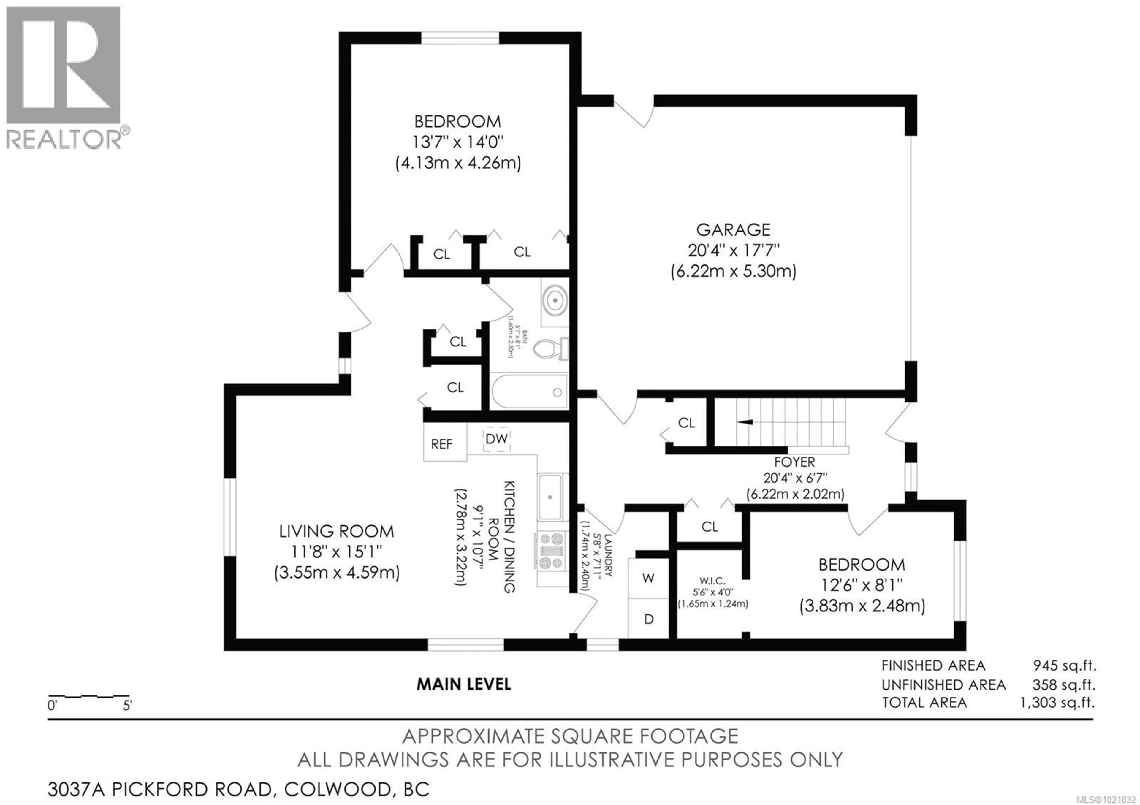 Floor plan for A - 3037 PICKFORD ROAD, Colwood British Columbia V9B2L3