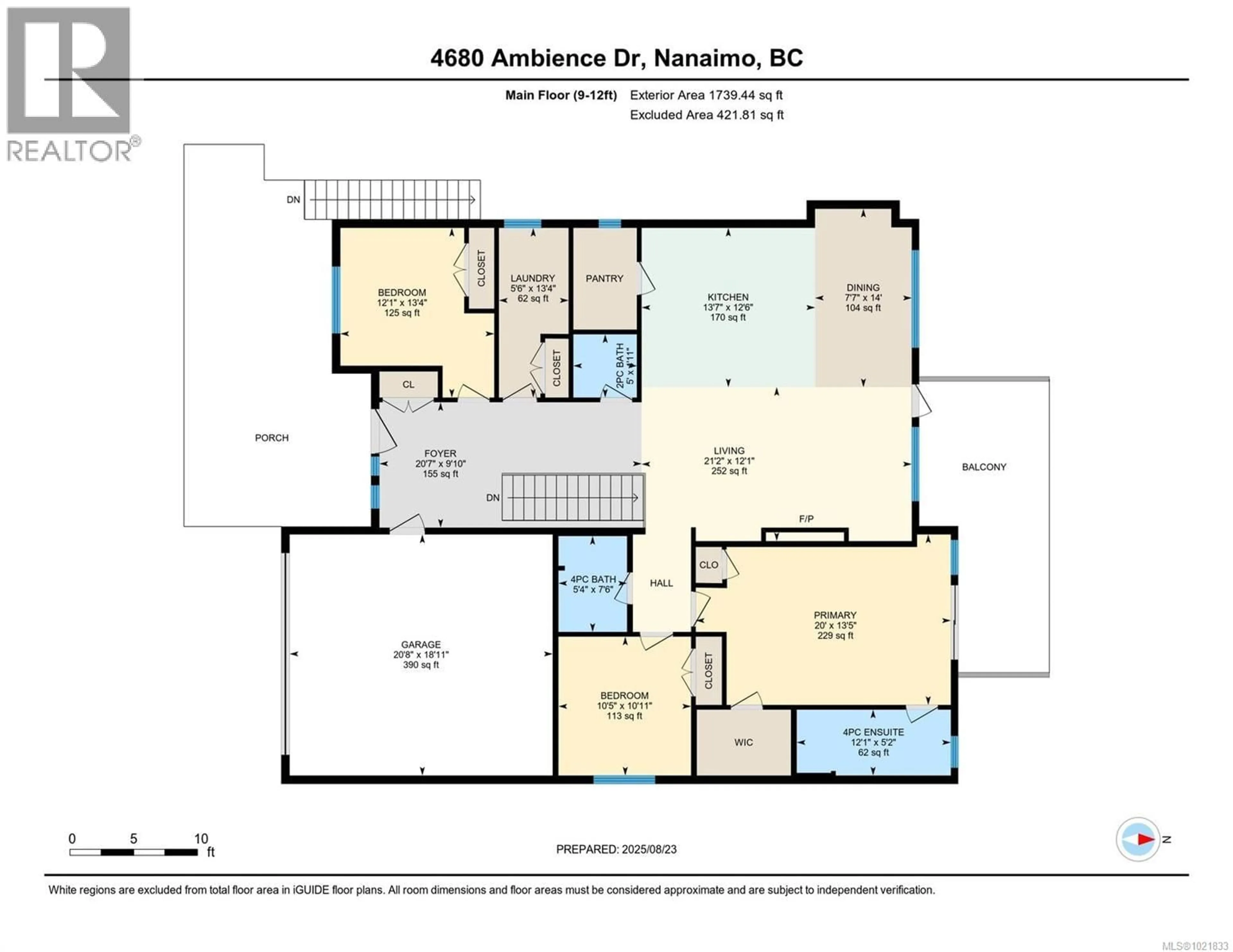 Floor plan for 4680 AMBIENCE DRIVE, Nanaimo British Columbia V9T0A7