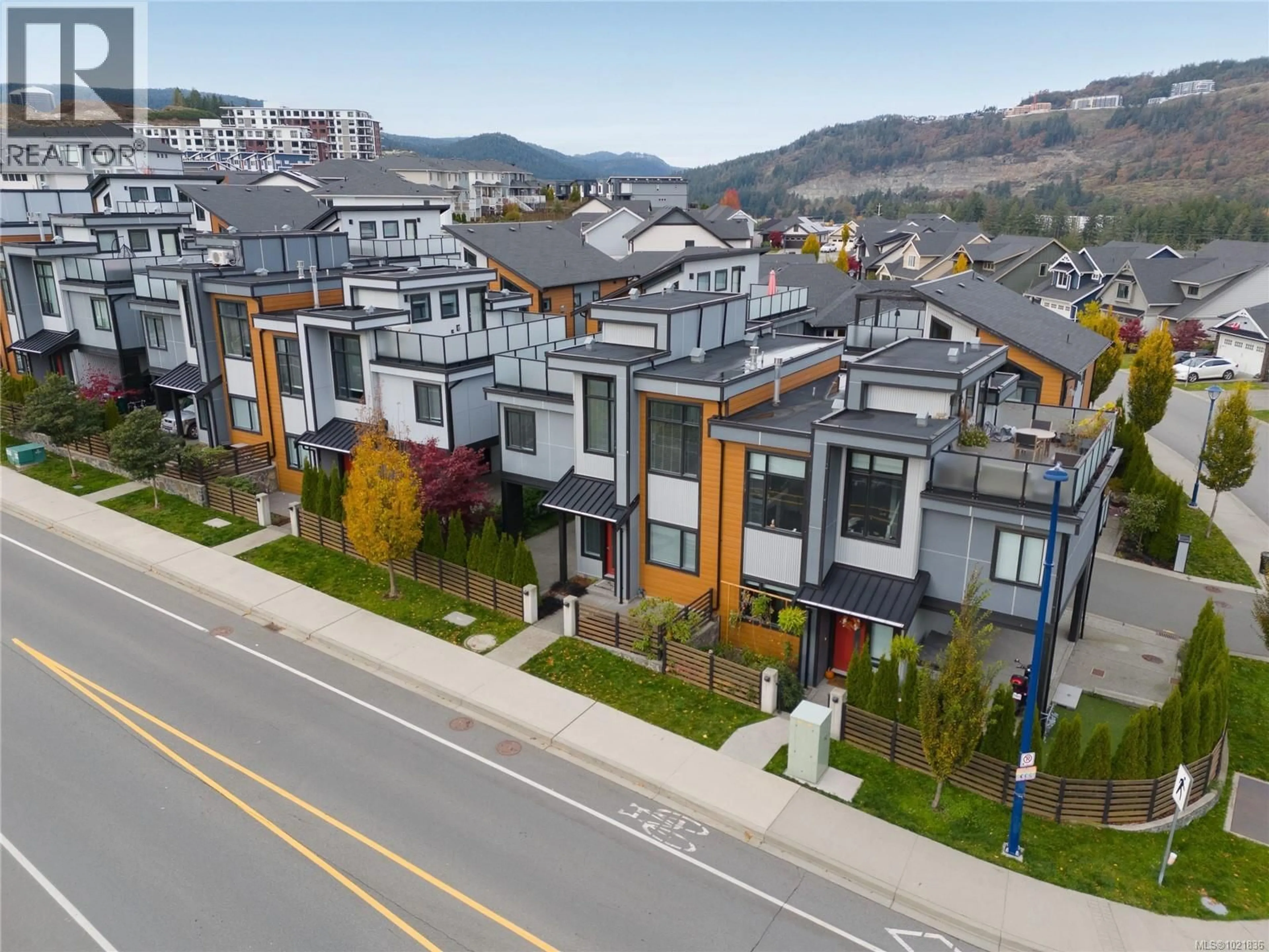 A pic from outside/outdoor area/front of a property/back of a property/a pic from drone, street for 113 - 1201 NOVA COURT, Langford British Columbia V9B0T7