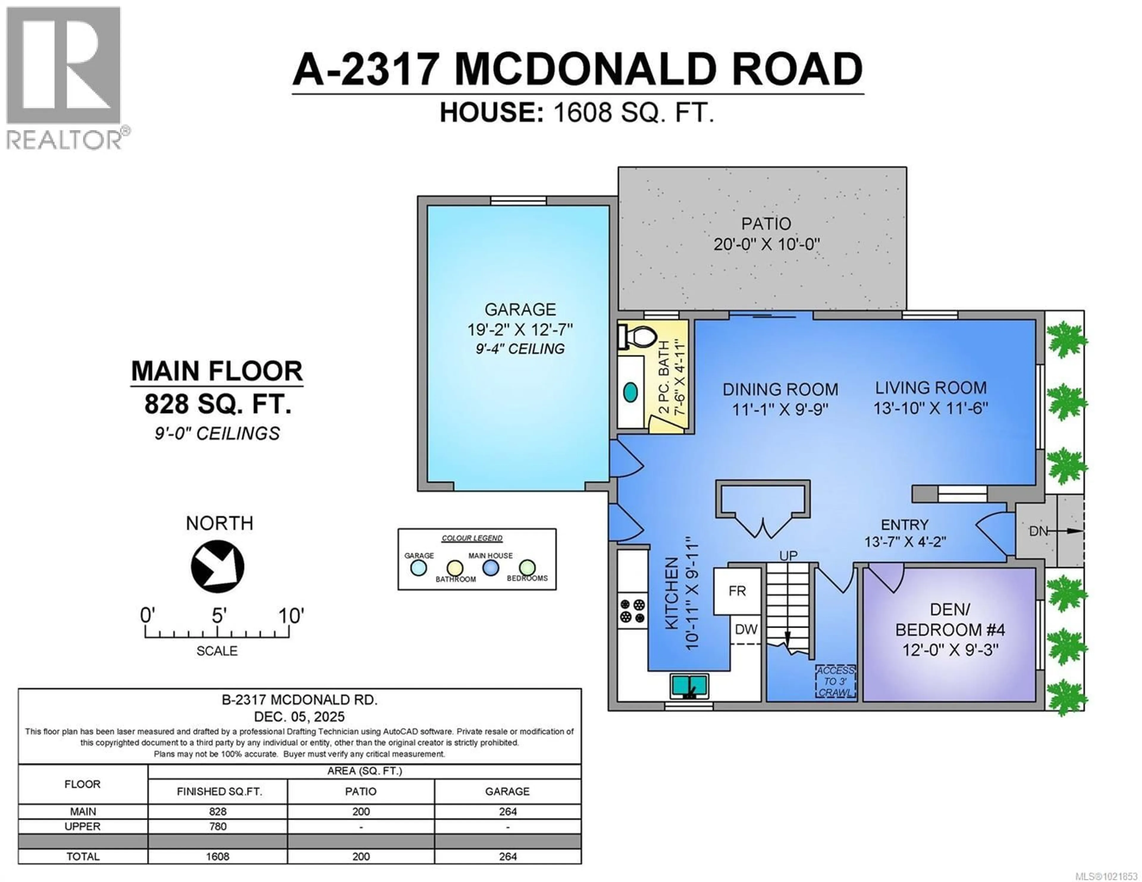 Floor plan for A - 2317 MCDONALD ROAD, Comox British Columbia V9M0C8