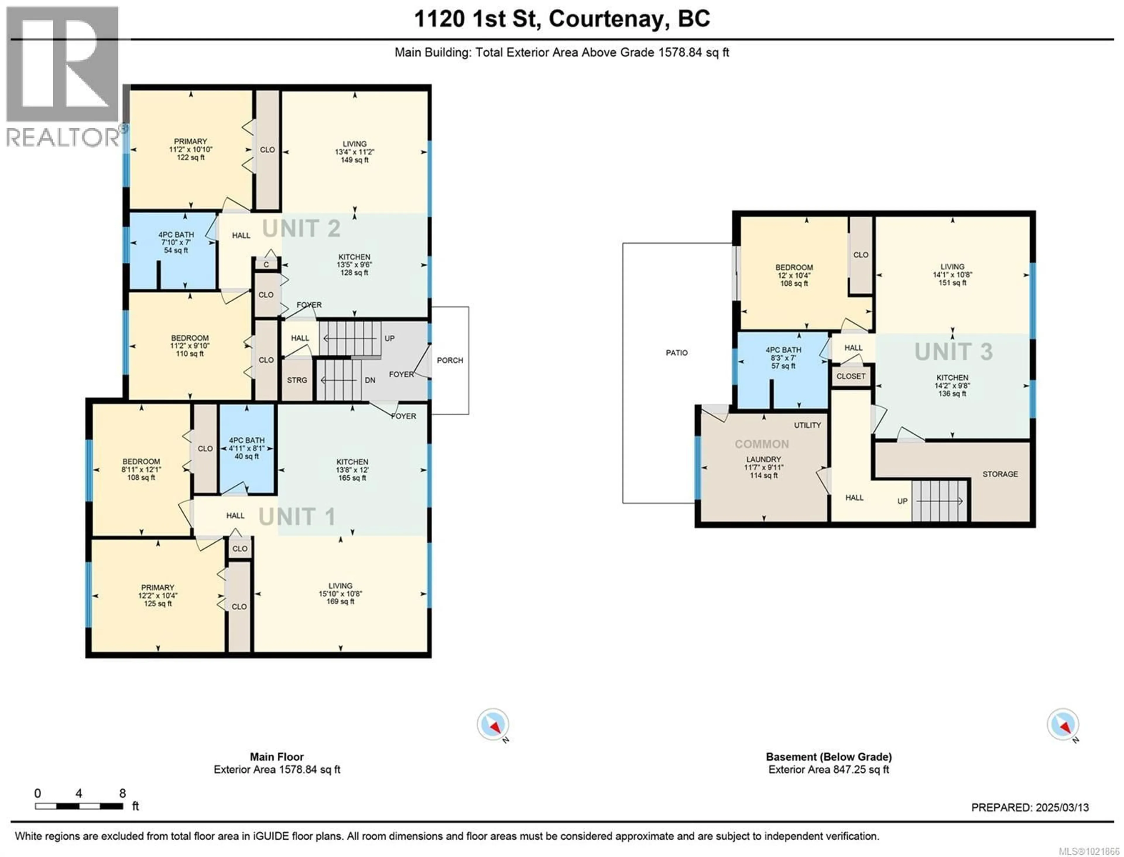 Floor plan for 1120 1ST STREET, Courtenay British Columbia V9N1A9