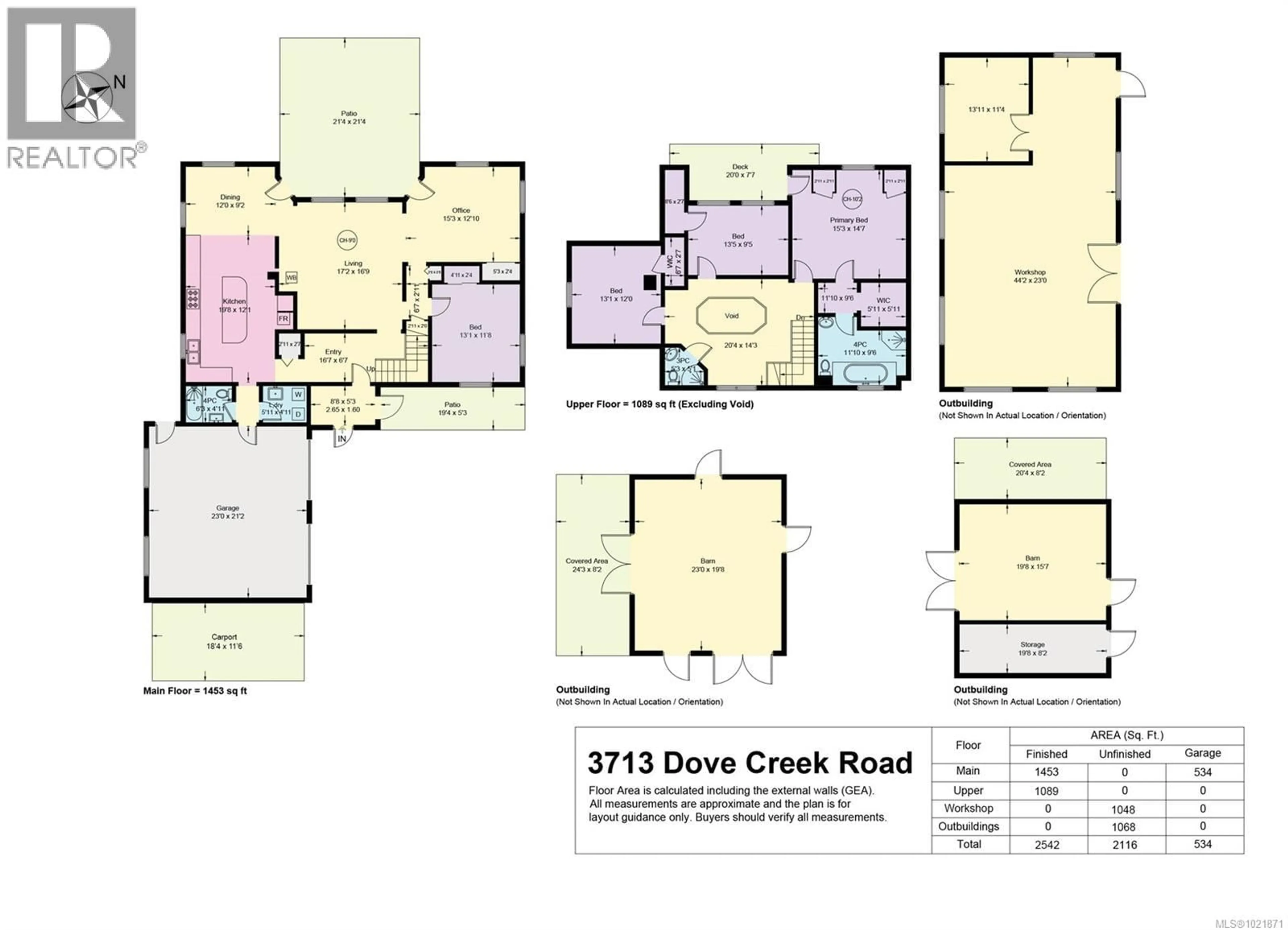 Floor plan for 3713 DOVE CREEK ROAD, Courtenay British Columbia V9J1R9