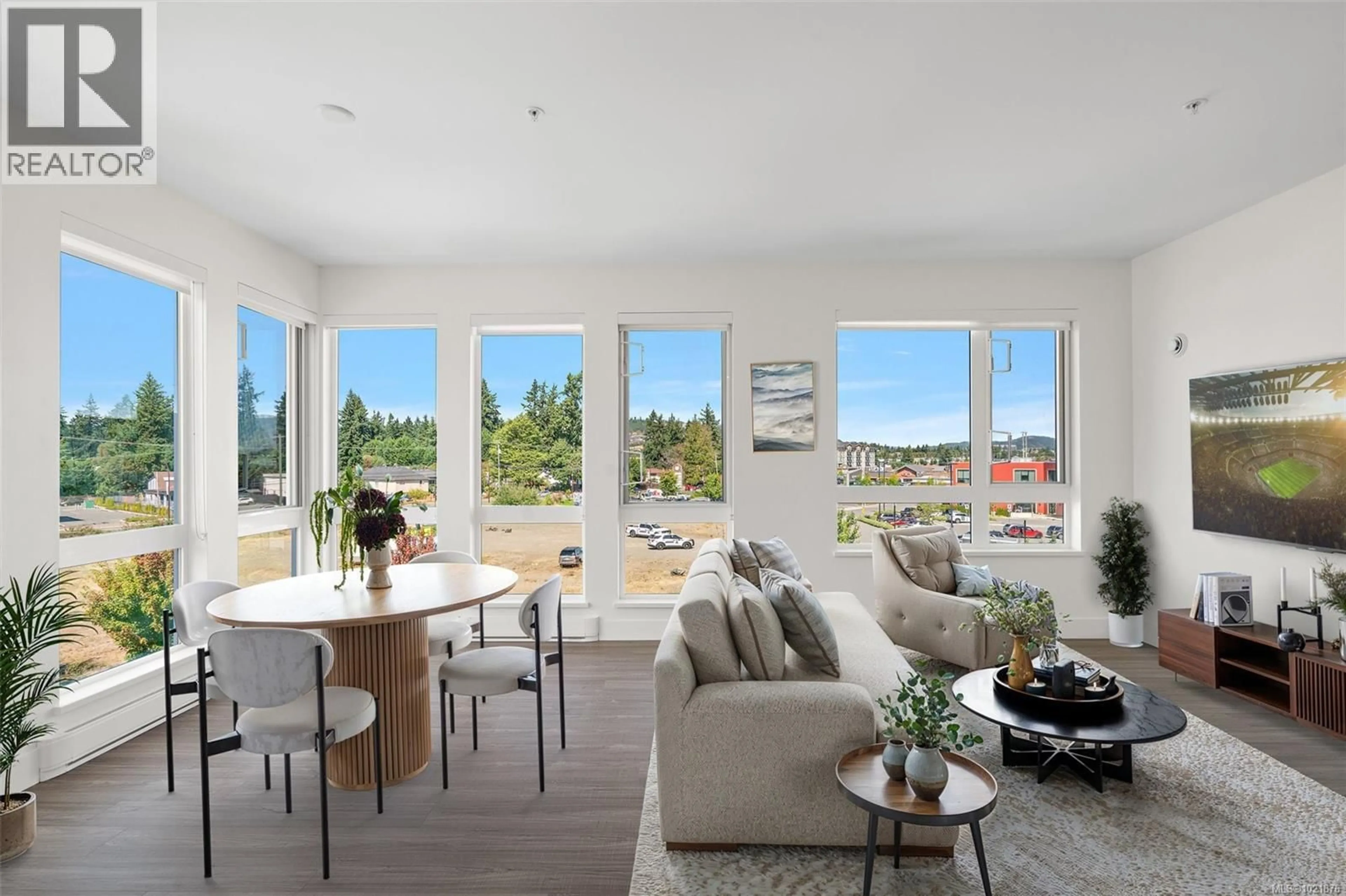 Living room with furniture, unknown for 418 - 960 REUNION AVENUE, Langford British Columbia V9B0W5