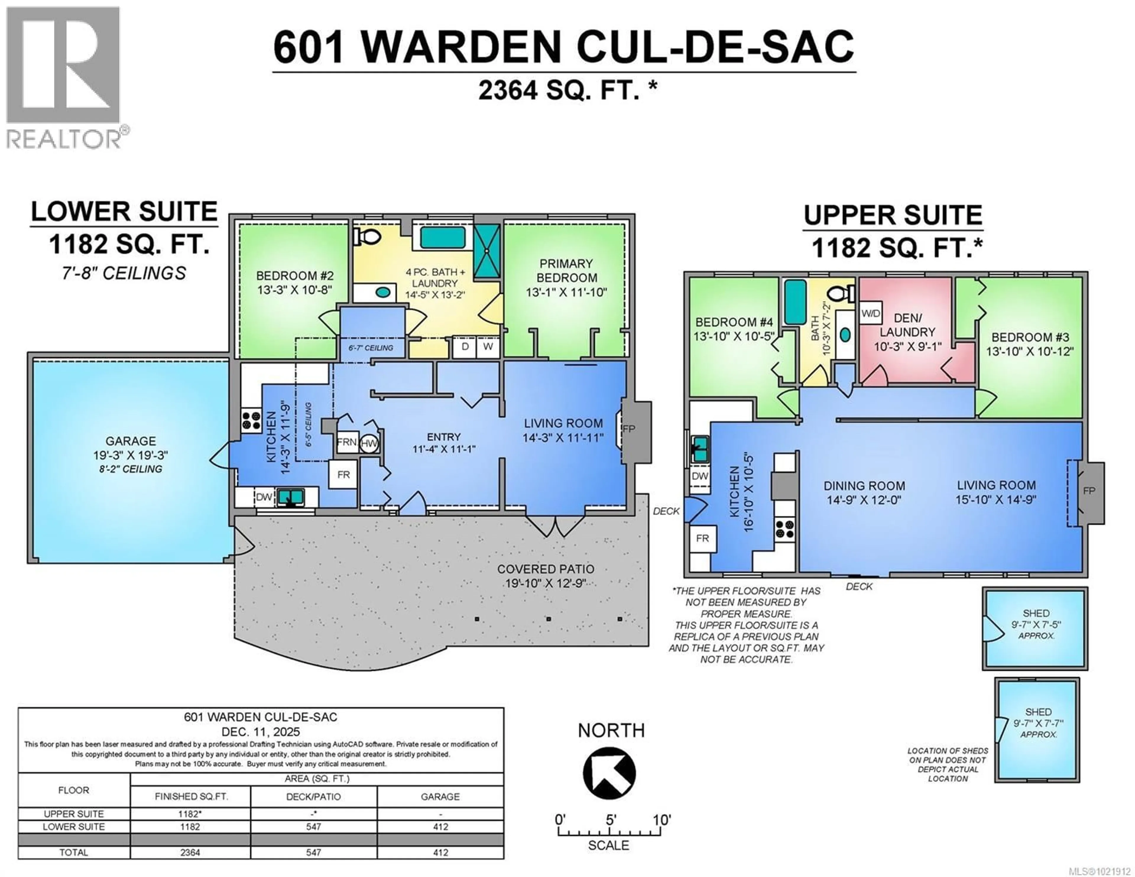 Floor plan for 601 WARDEN, Campbell River British Columbia V9W3Y4