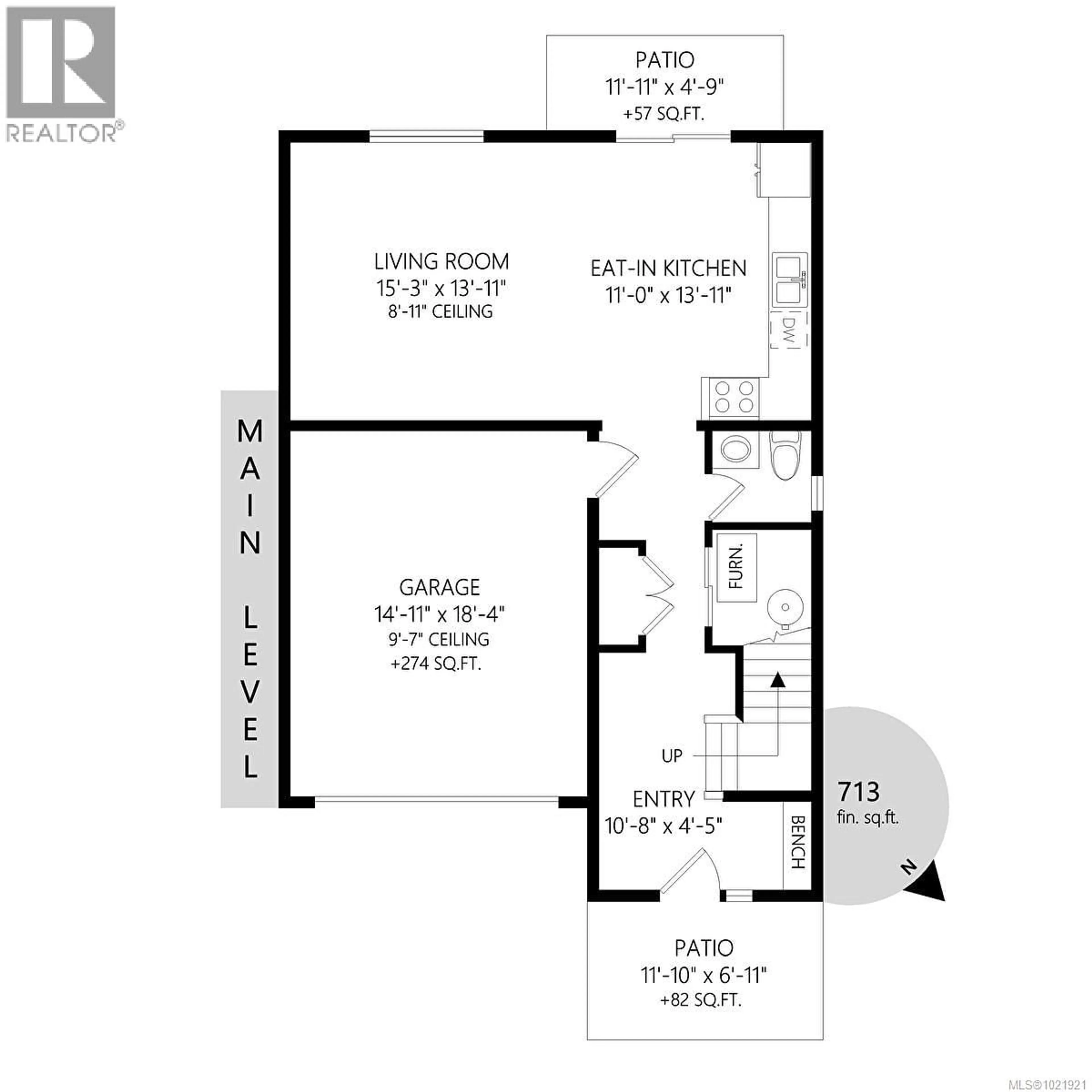 Floor plan for (ProP)SL1 - 169 HUNTER WAY, Ladysmith British Columbia V9G1N4