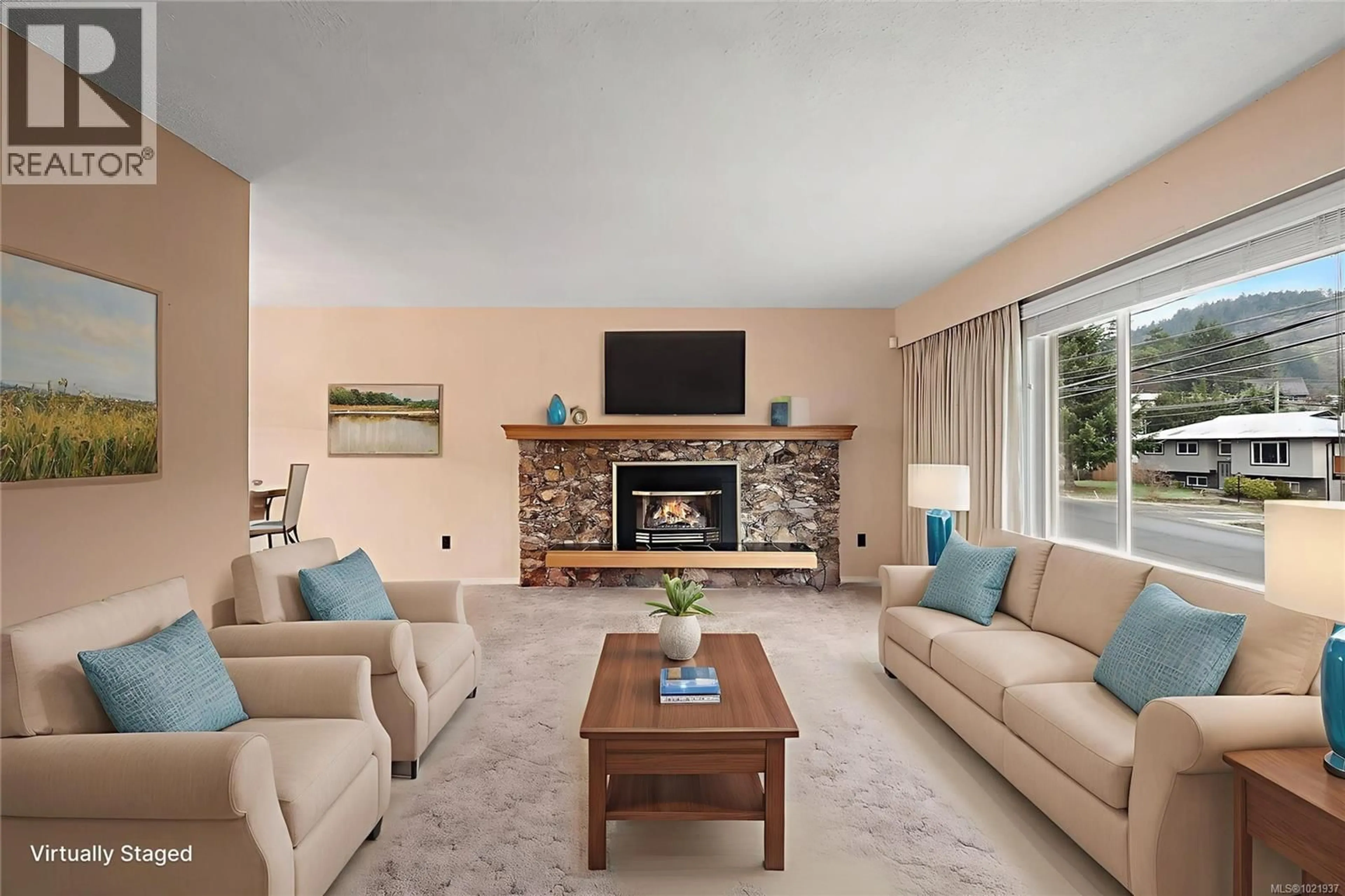 Living room with furniture, ceramic/tile floor for 2908 MOUNT WELLS DRIVE, Langford British Columbia V9B4S1