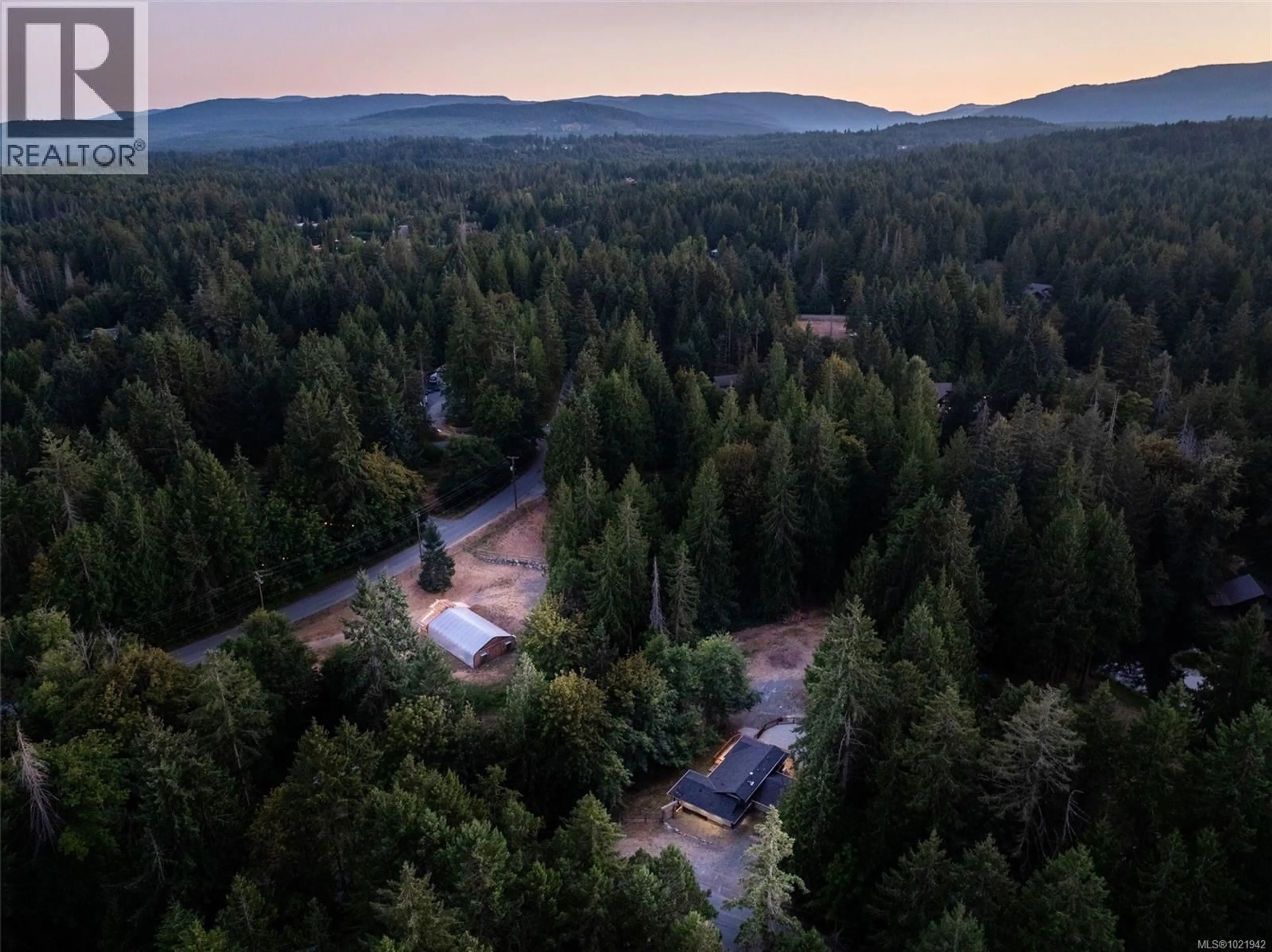 A pic from outside/outdoor area/front of a property/back of a property/a pic from drone, forest/trees view for 1811 SILVER MINE ROAD, Shawnigan Lake British Columbia V0R1L6