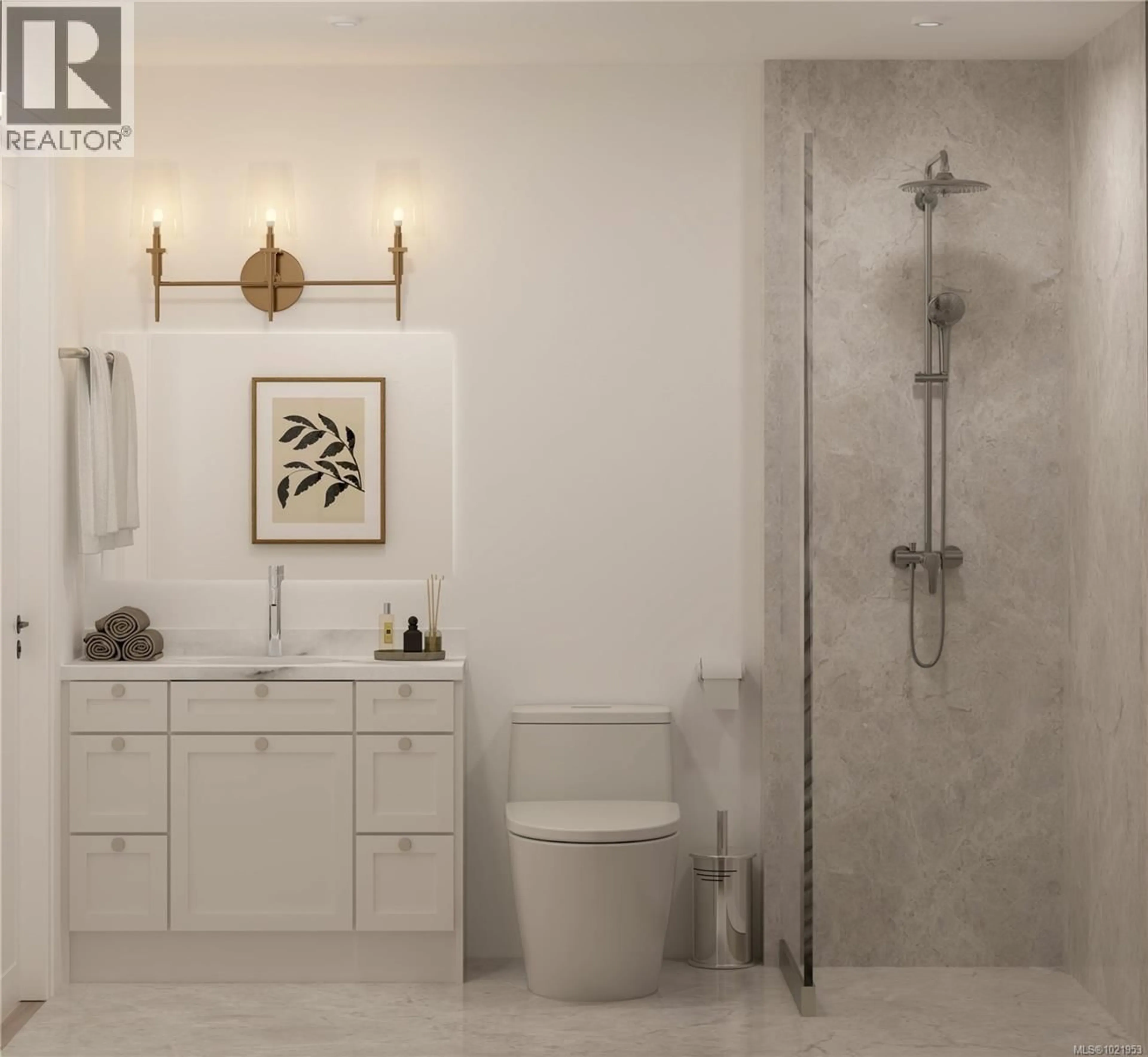 Contemporary bathroom, ceramic/tile floor for A - 1870 DONEY ROAD, Central Saanich British Columbia V8M1K6