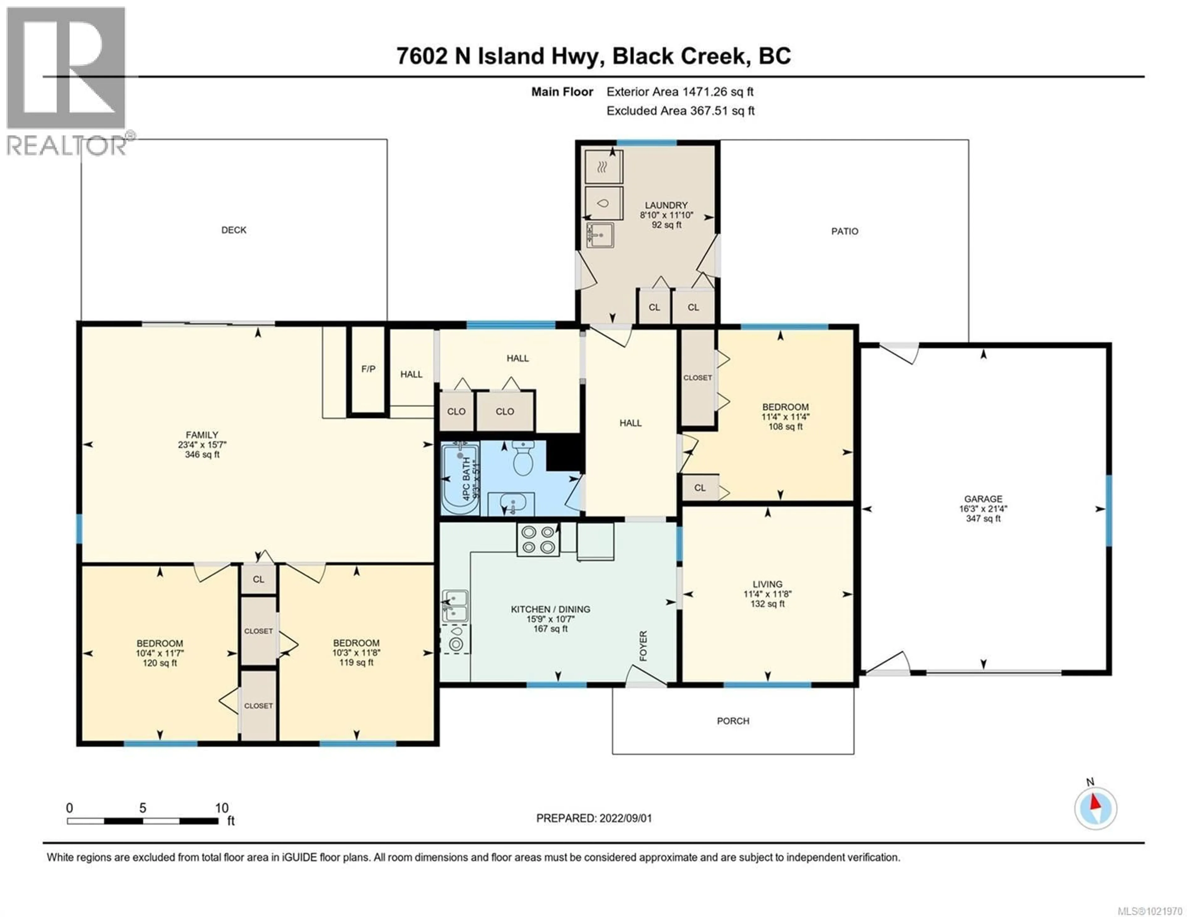 Floor plan for 7602 ISLAND HIGHWAY NORTH, Black Creek British Columbia V9J1G3