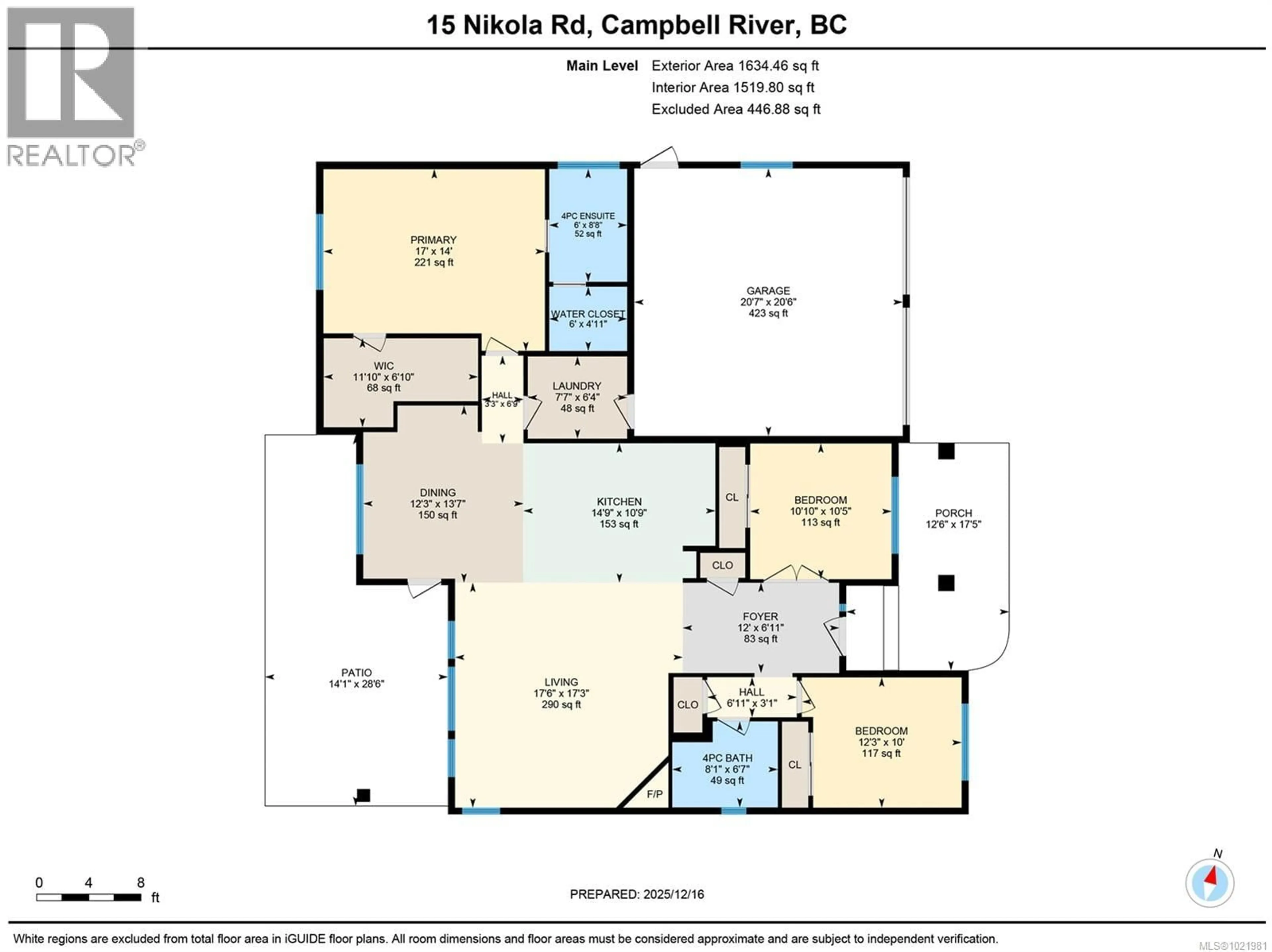 Floor plan for 15 NIKOLA ROAD, Campbell River British Columbia V9W0C9