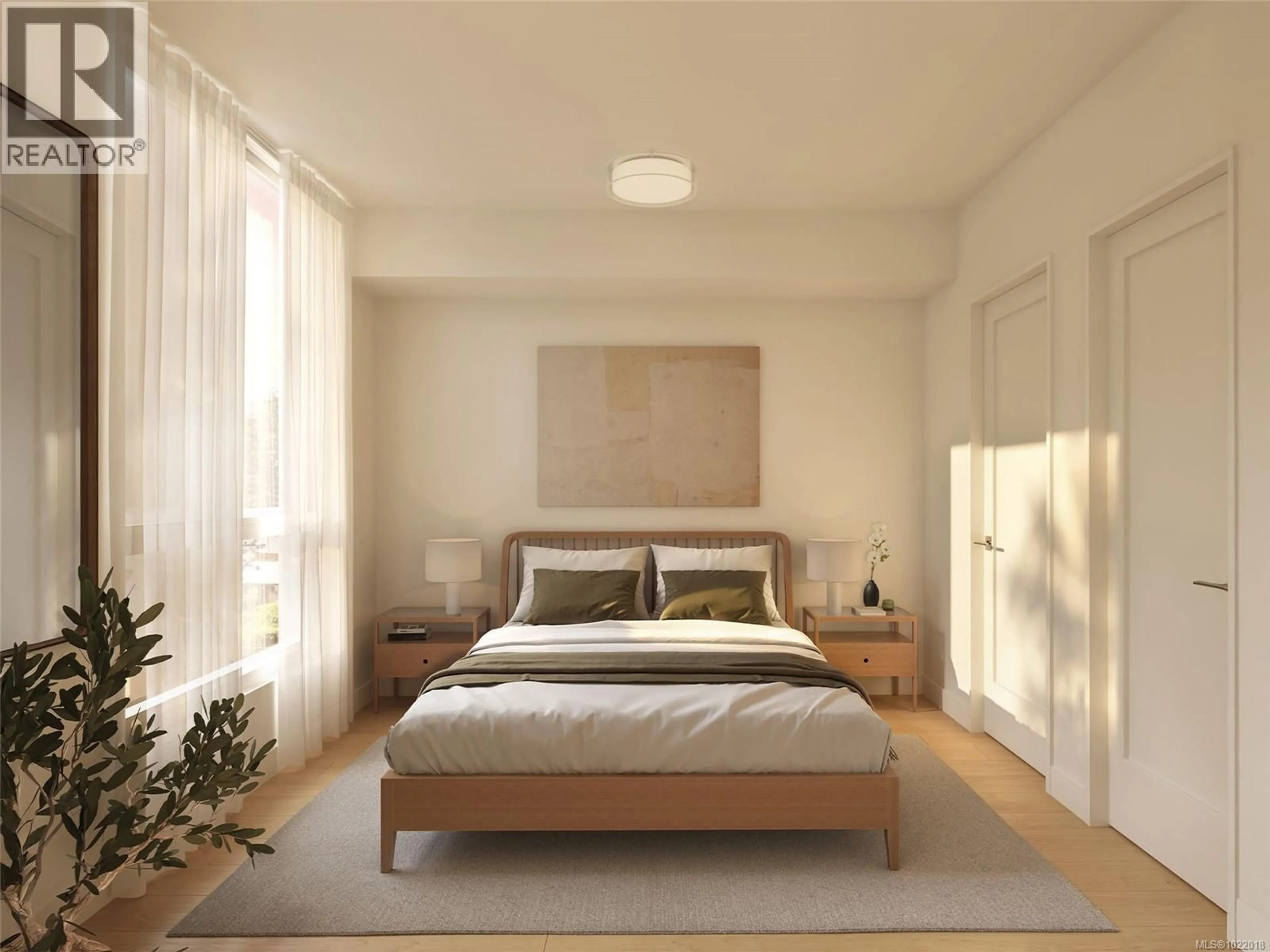 Bedroom with bed, unknown for 204 - 335 BEECHWOOD AVENUE, Victoria British Columbia V8S3W8