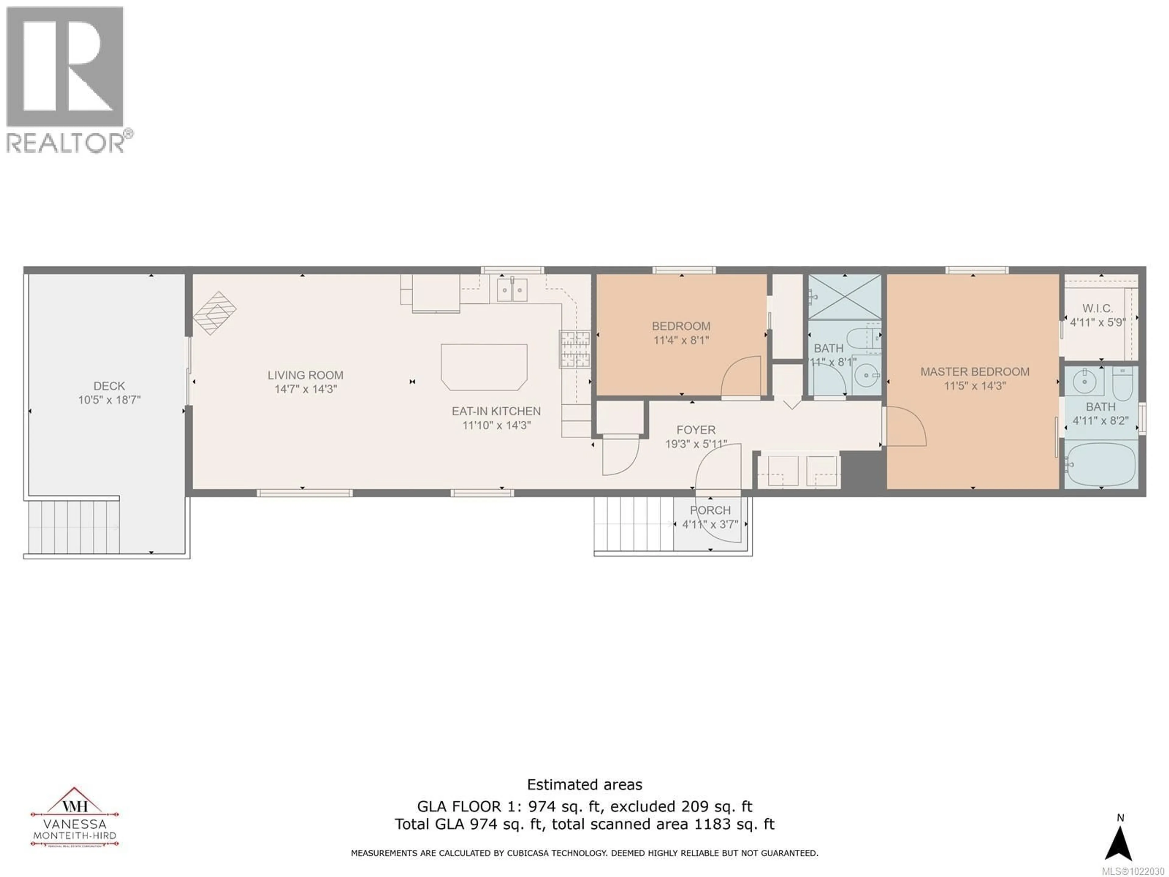 Floor plan for 164 - 1160 SHELLBOURNE BOULEVARD, Campbell River British Columbia V9W5G5