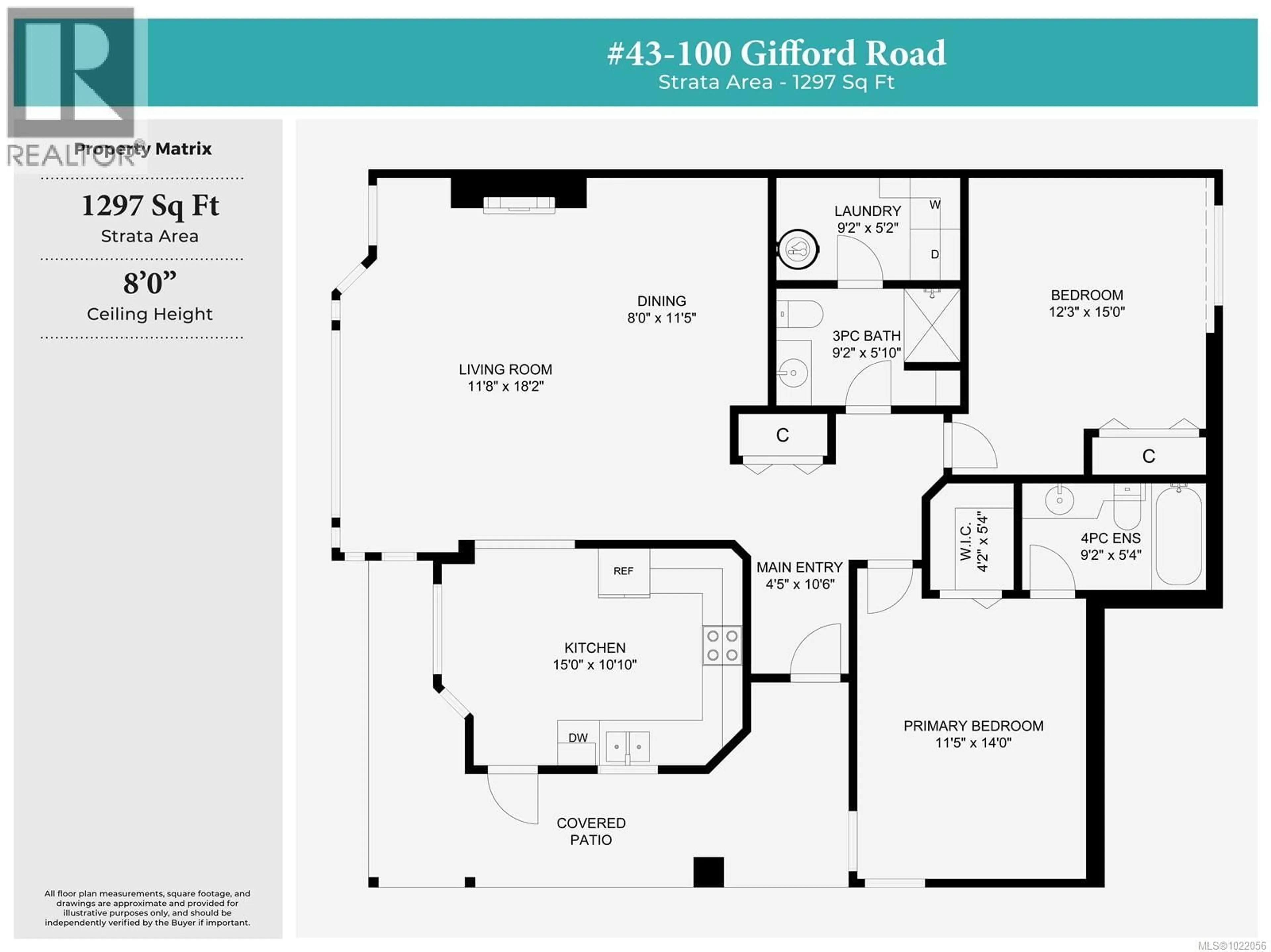 Floor plan for 43 - 100 GIFFORD ROAD, Ladysmith British Columbia V9G1B8