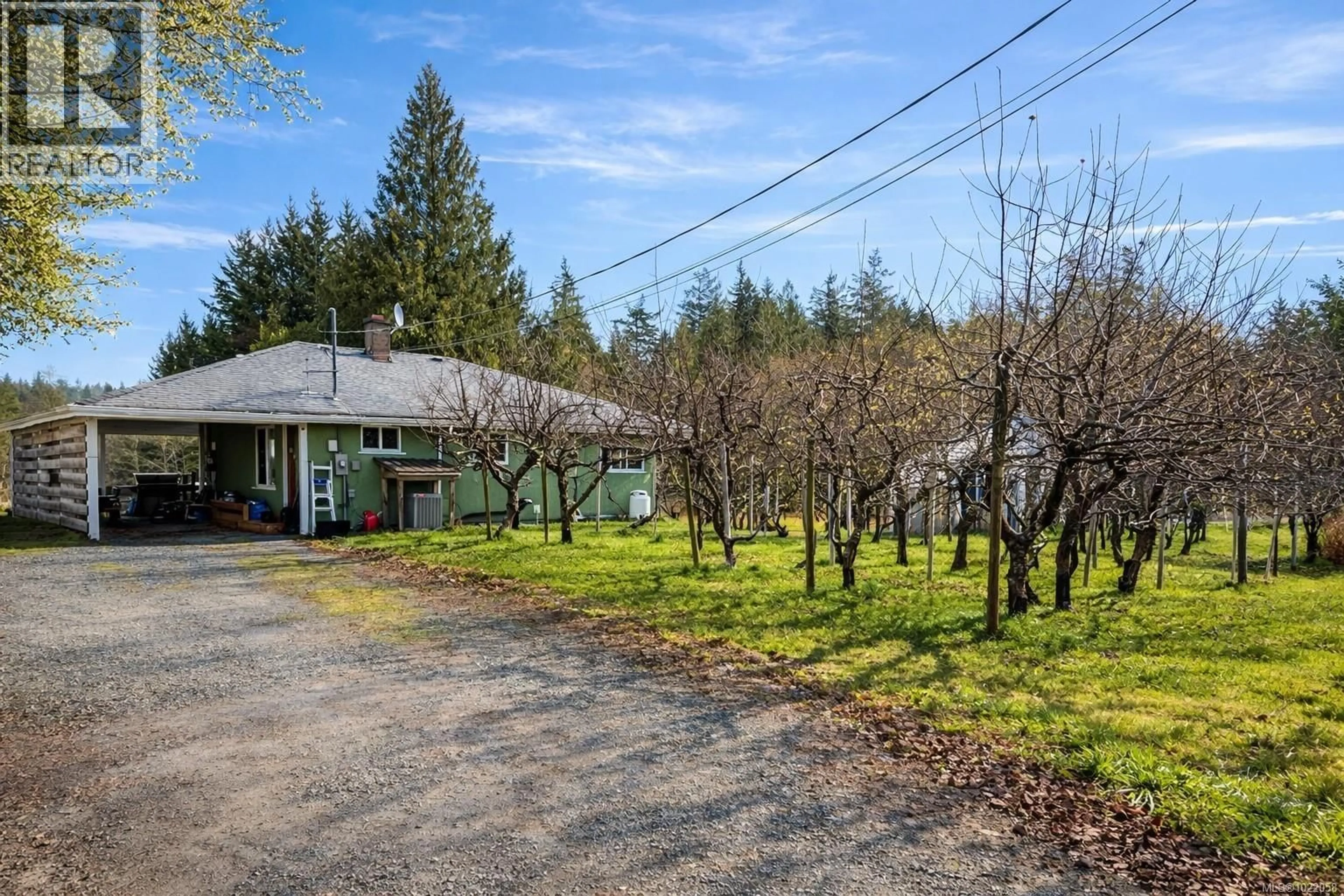 A pic from outside/outdoor area/front of a property/back of a property/a pic from drone, unknown for 7521 PORIER ROAD, Sooke British Columbia V9Z0J6