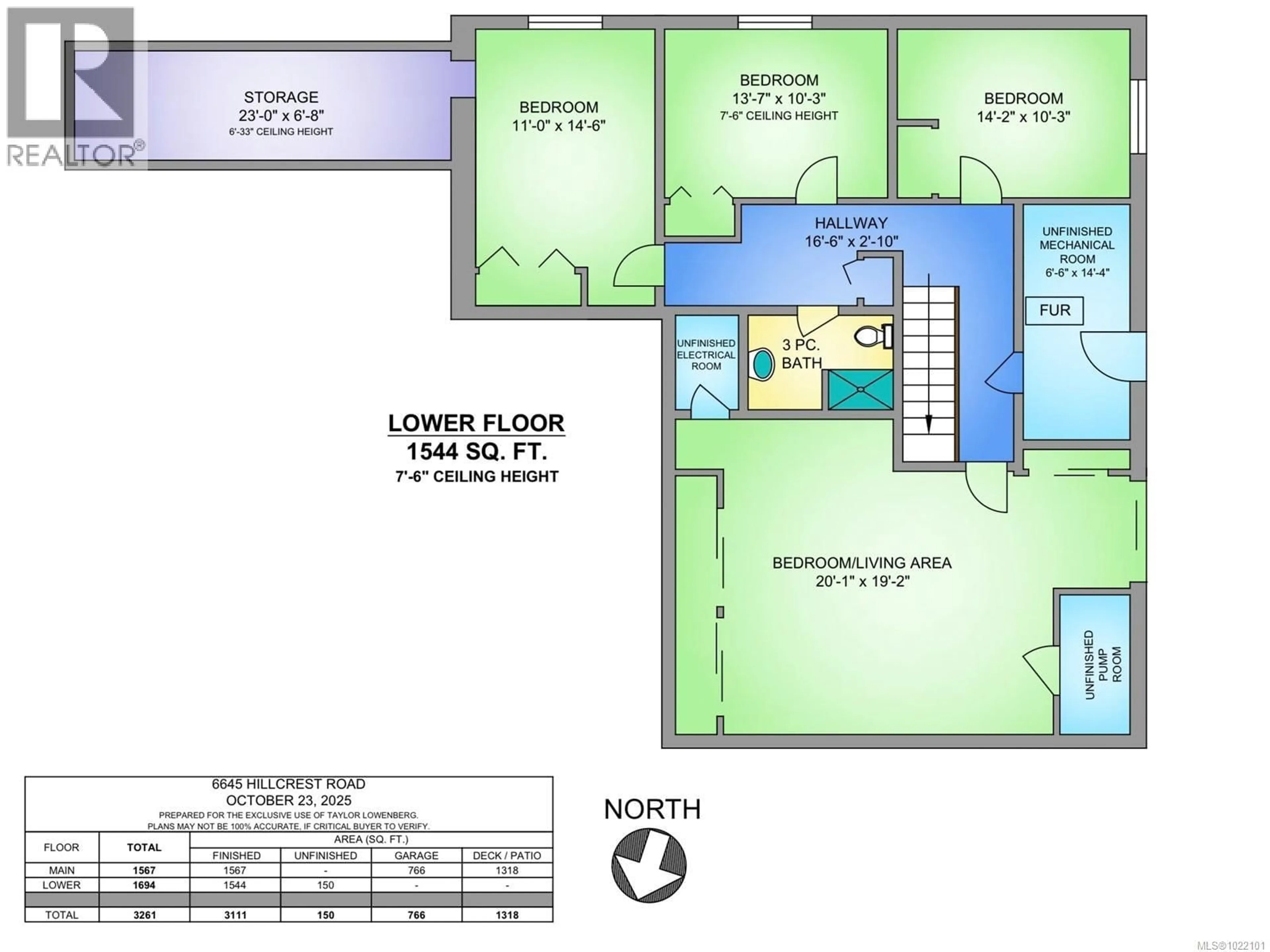 Floor plan for 6645 HILLCREST ROAD, Duncan British Columbia V9L6K4