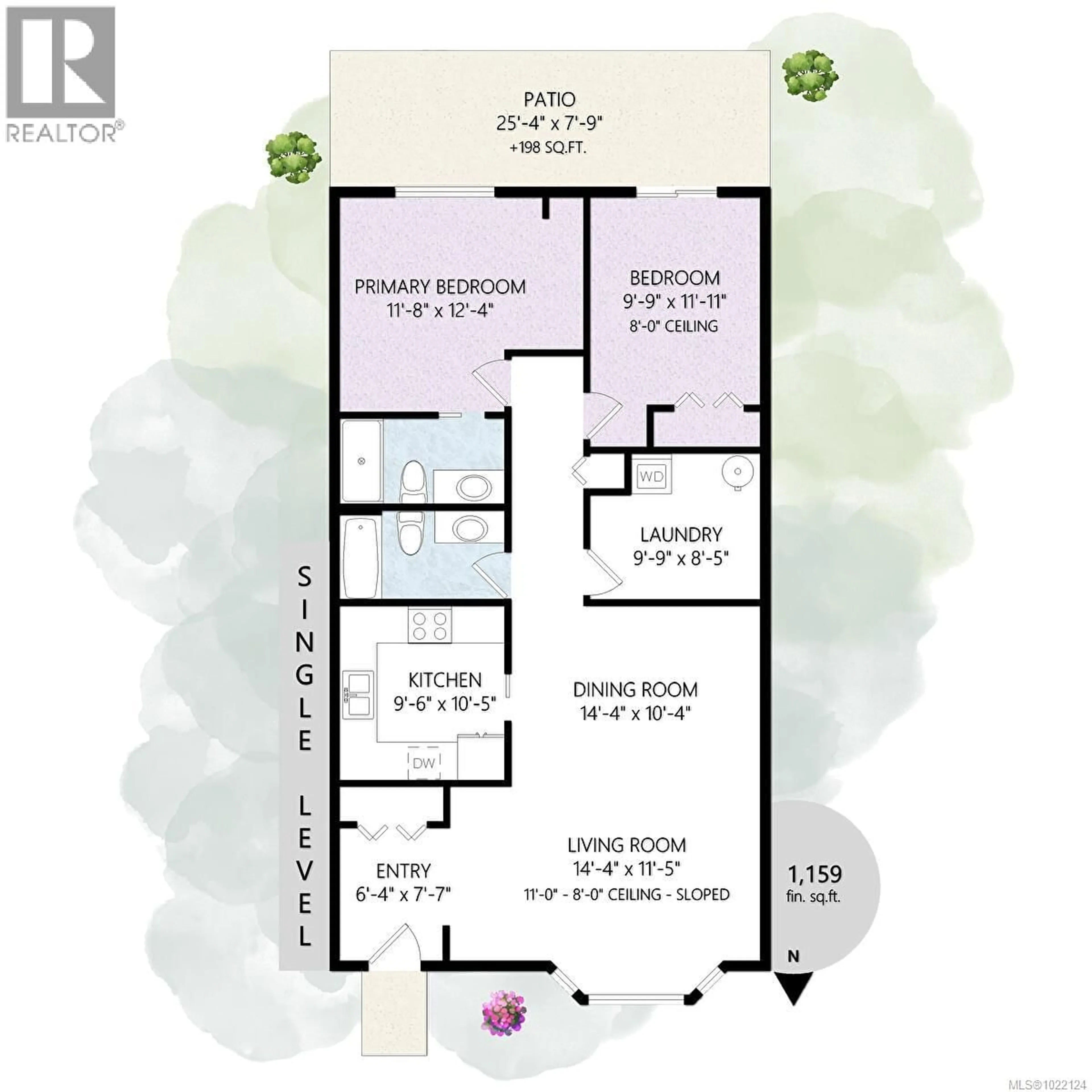 Floor plan for 14 - 100 ABBEY LANE, Parksville British Columbia V9P1N4
