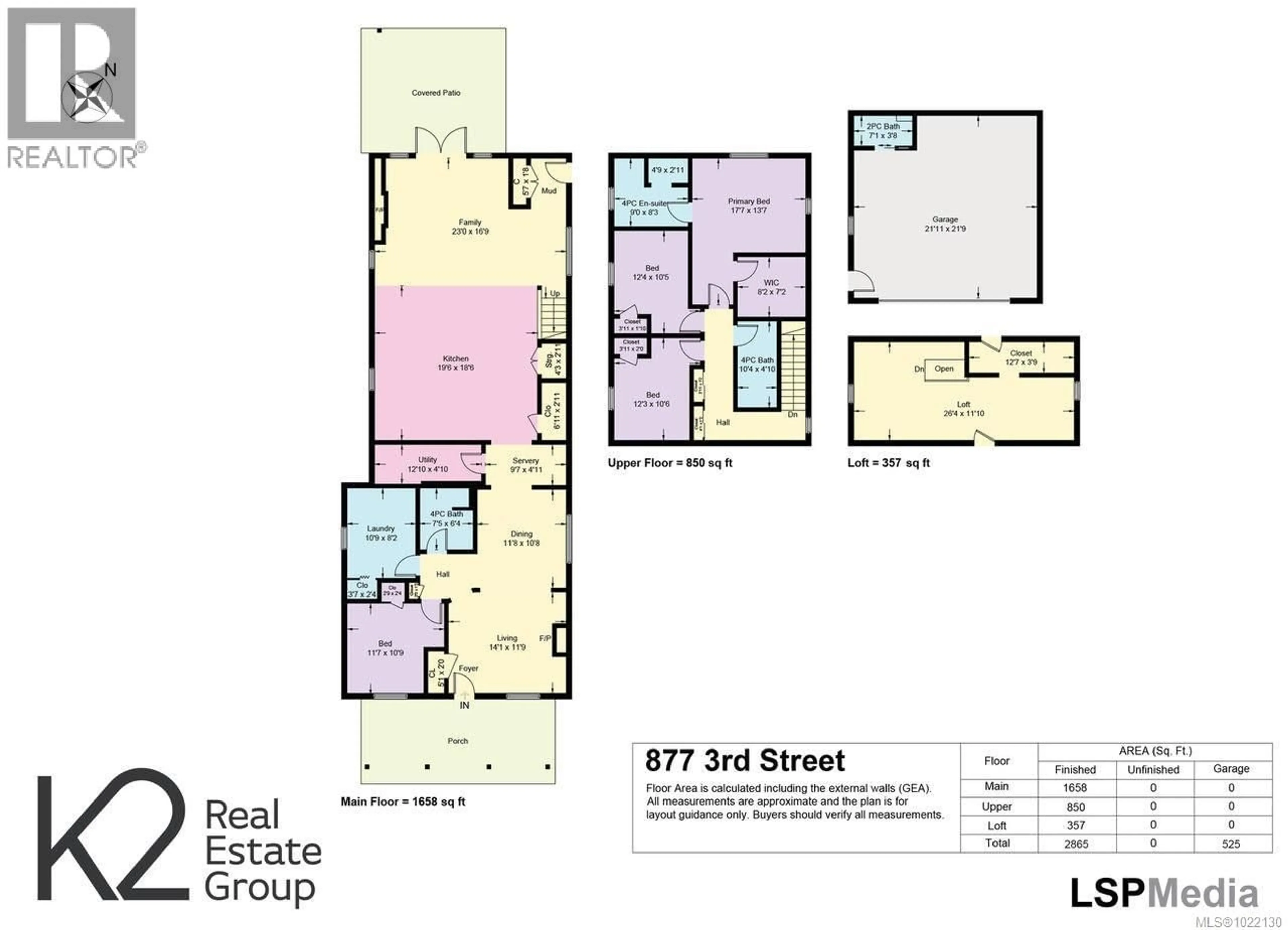 Floor plan for 877 3RD STREET, Courtenay British Columbia V9N1E9