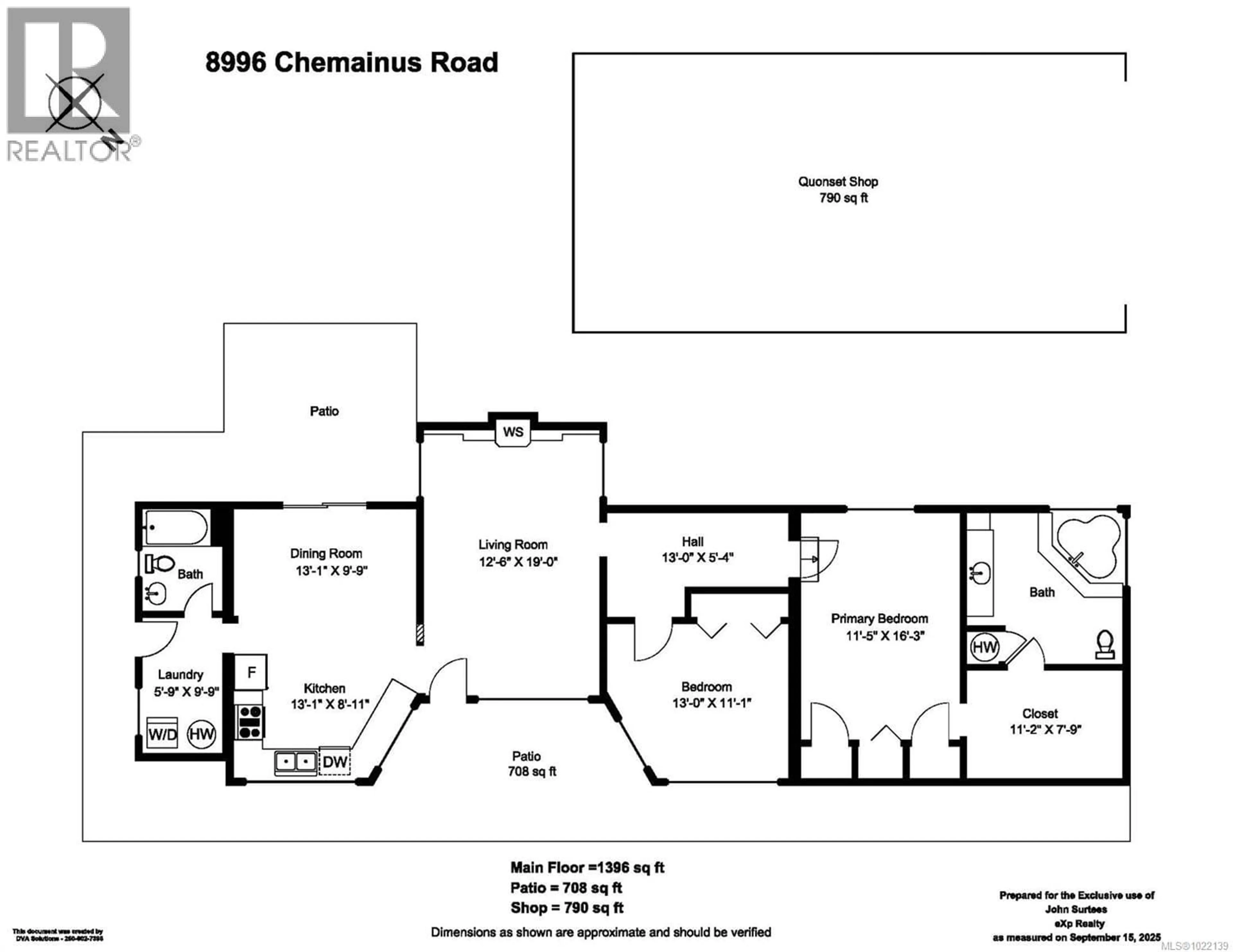 Floor plan for 8996 CHEMAINUS ROAD, Chemainus British Columbia V0R1K5