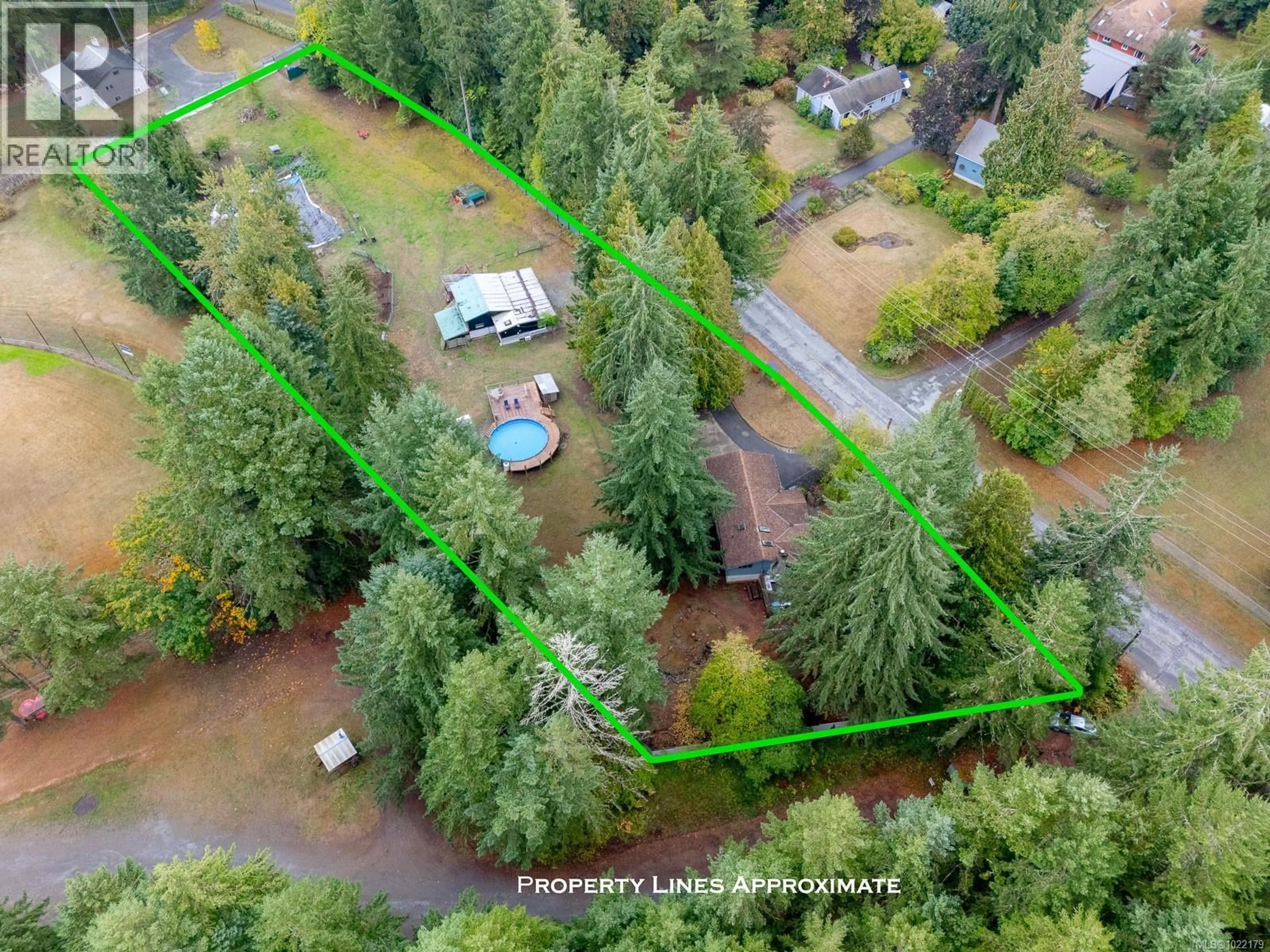 A pic from outside/outdoor area/front of a property/back of a property/a pic from drone, forest/trees view for 3585 GLENORA ROAD, Duncan British Columbia V9L6S3