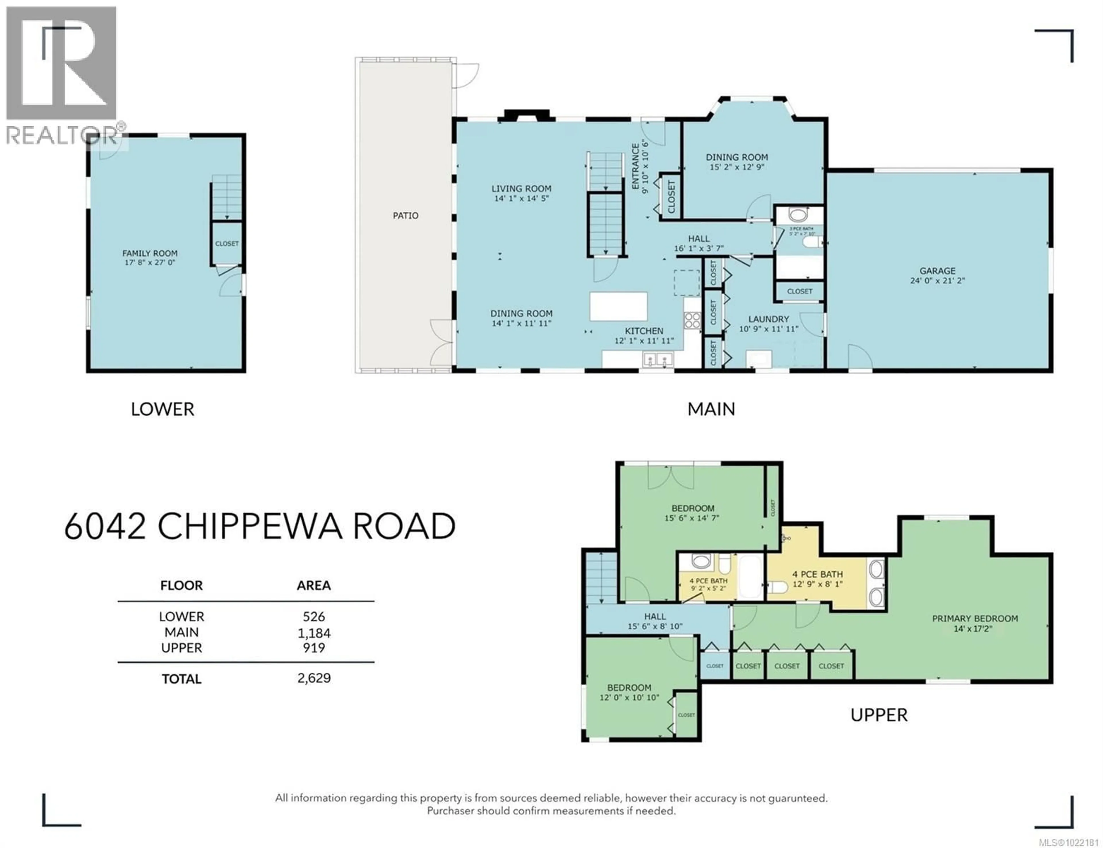 Floor plan for 6042 CHIPPEWA ROAD, Duncan British Columbia V9L5P2