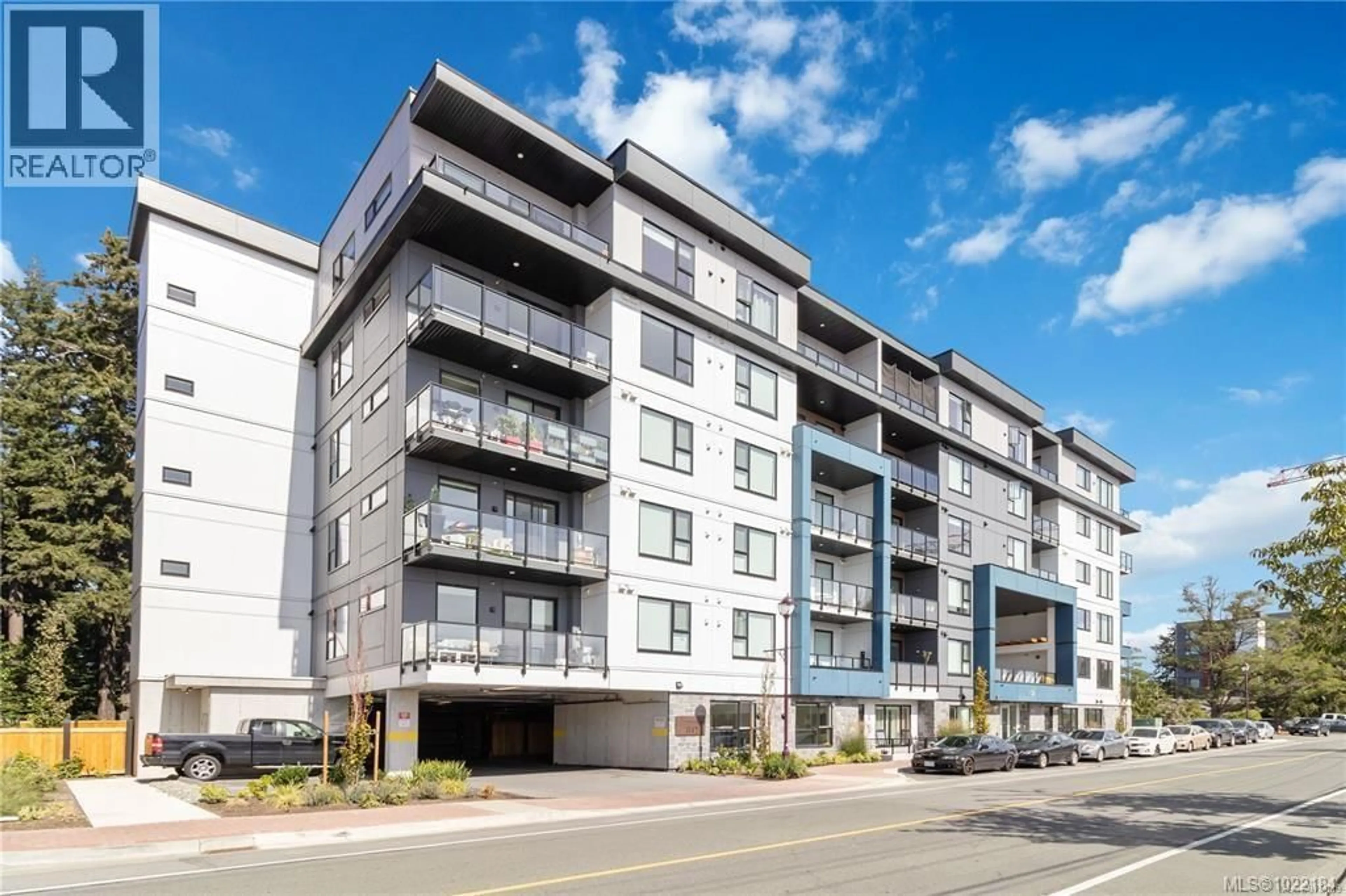 A pic from outside/outdoor area/front of a property/back of a property/a pic from drone, building for 508 - 842 ORONO AVENUE, Langford British Columbia V9B2T8