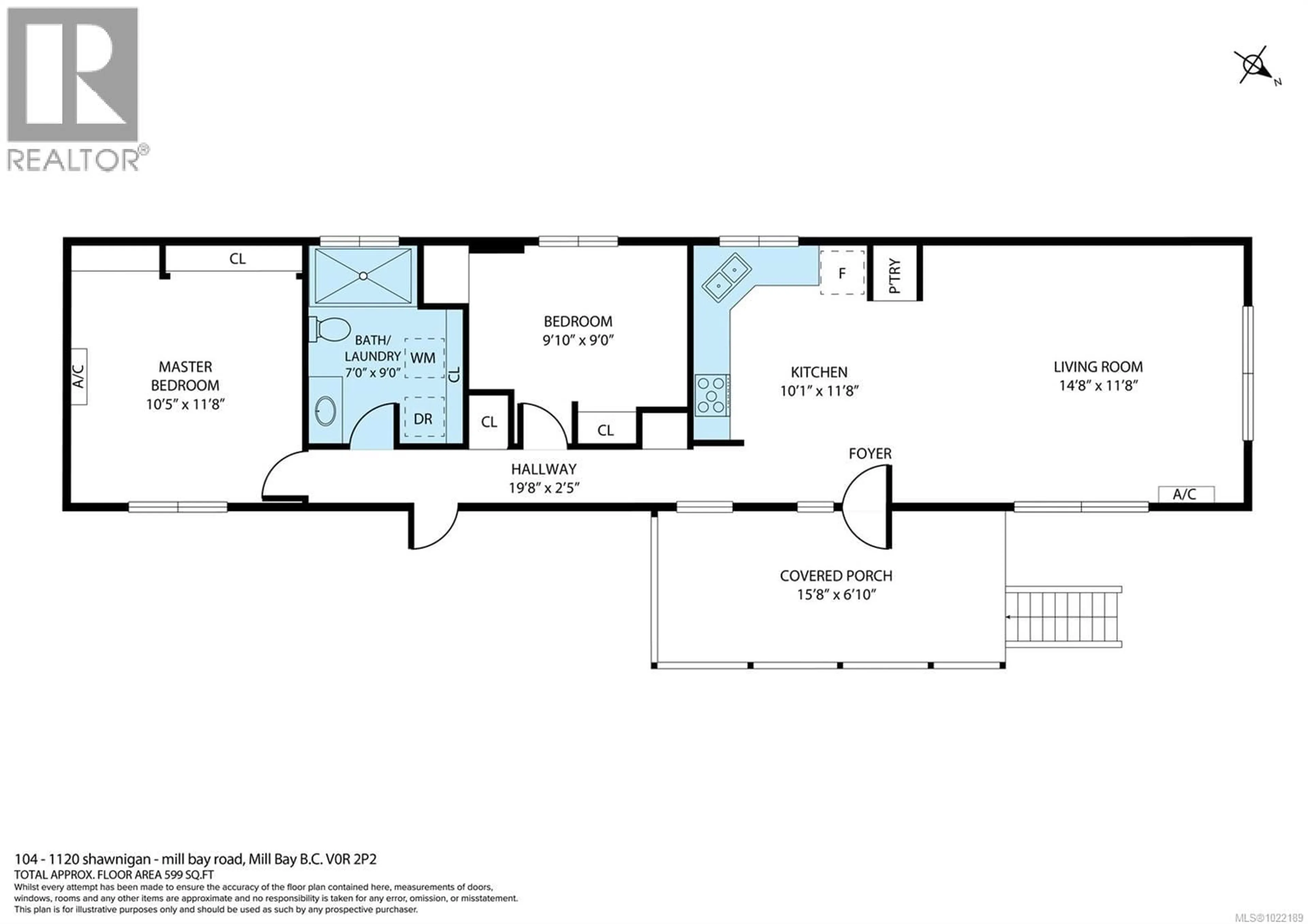 Floor plan for 104 - 1120 SHAWNIGAN MILL BAY ROAD, Mill Bay British Columbia V0R2P2
