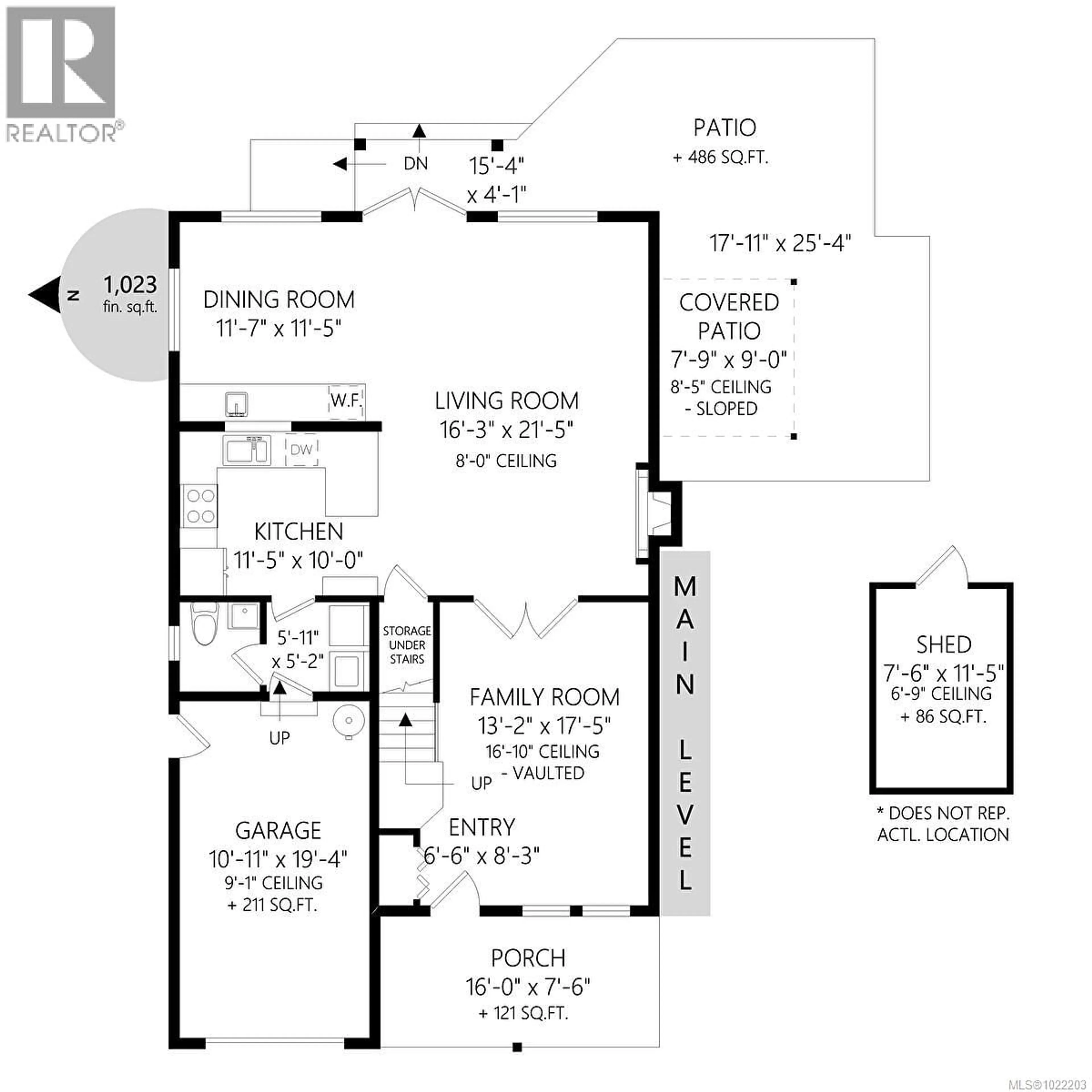 Floor plan for 3649 HOLLAND AVENUE, Cobble Hill British Columbia V0R1L3