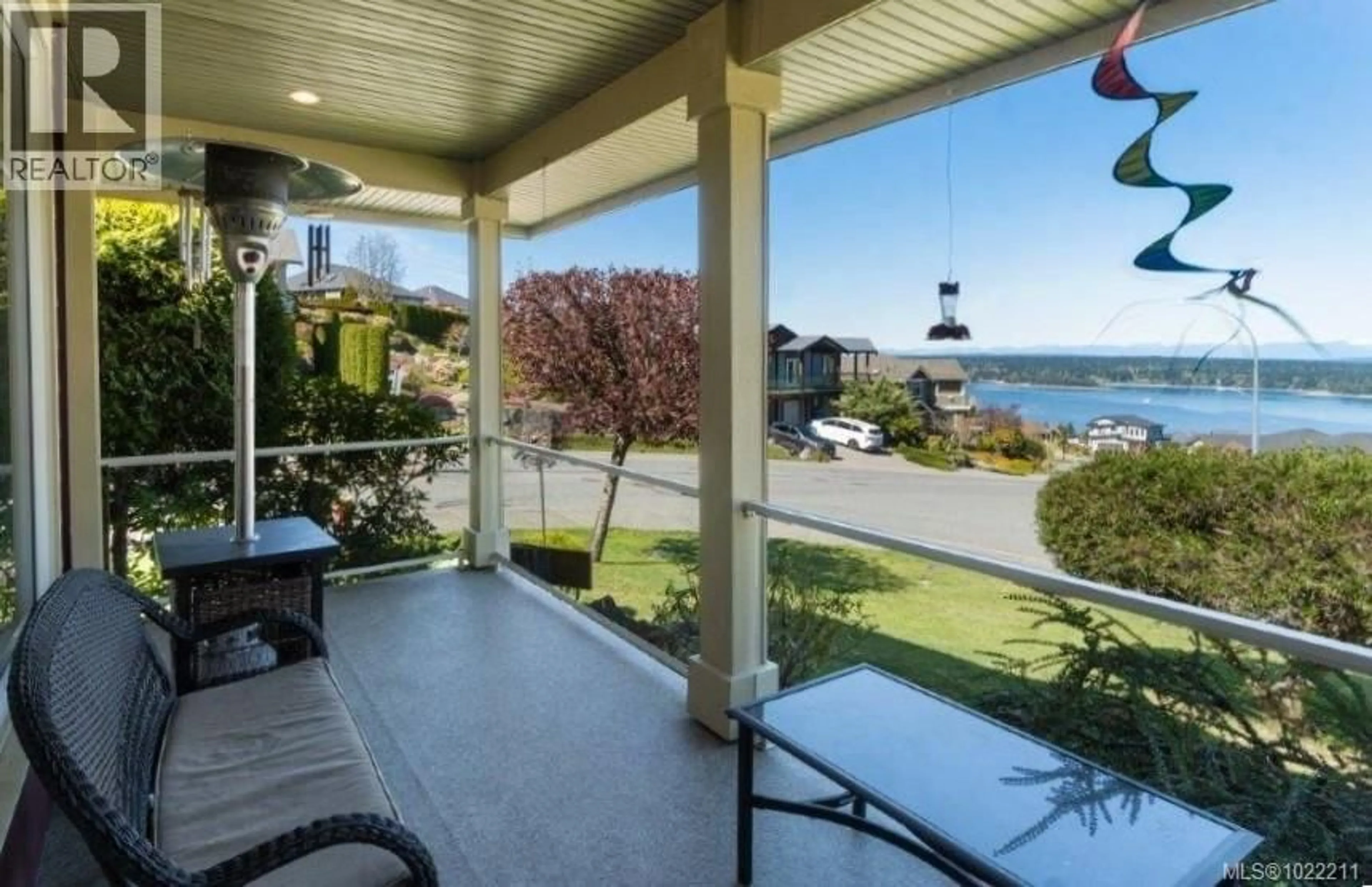 Patio, water/lake/river/ocean view for 602 STEELE PLACE, Ladysmith British Columbia V9G2C5