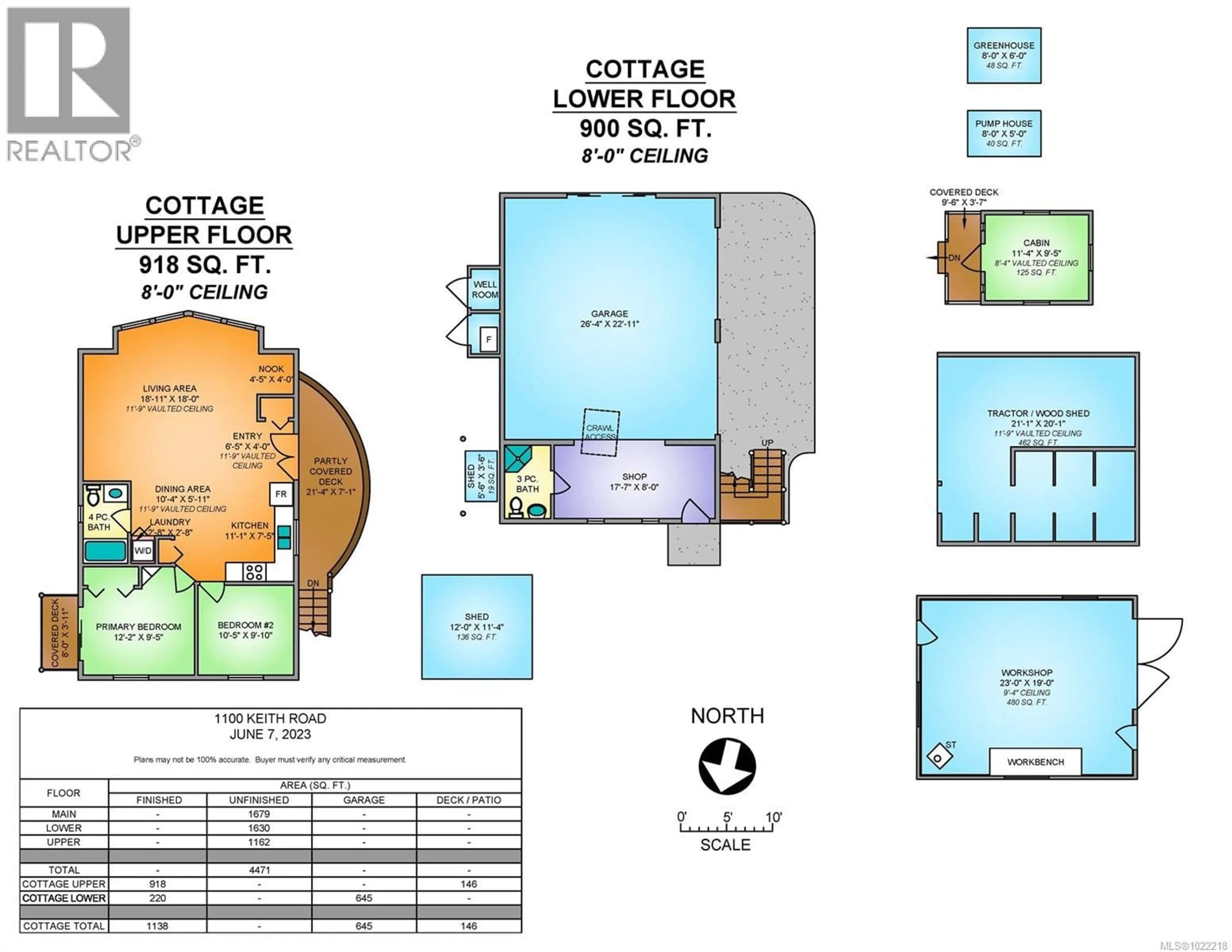 Floor plan for 1100 KEITH ROAD, Qualicum Beach British Columbia V9K2L7