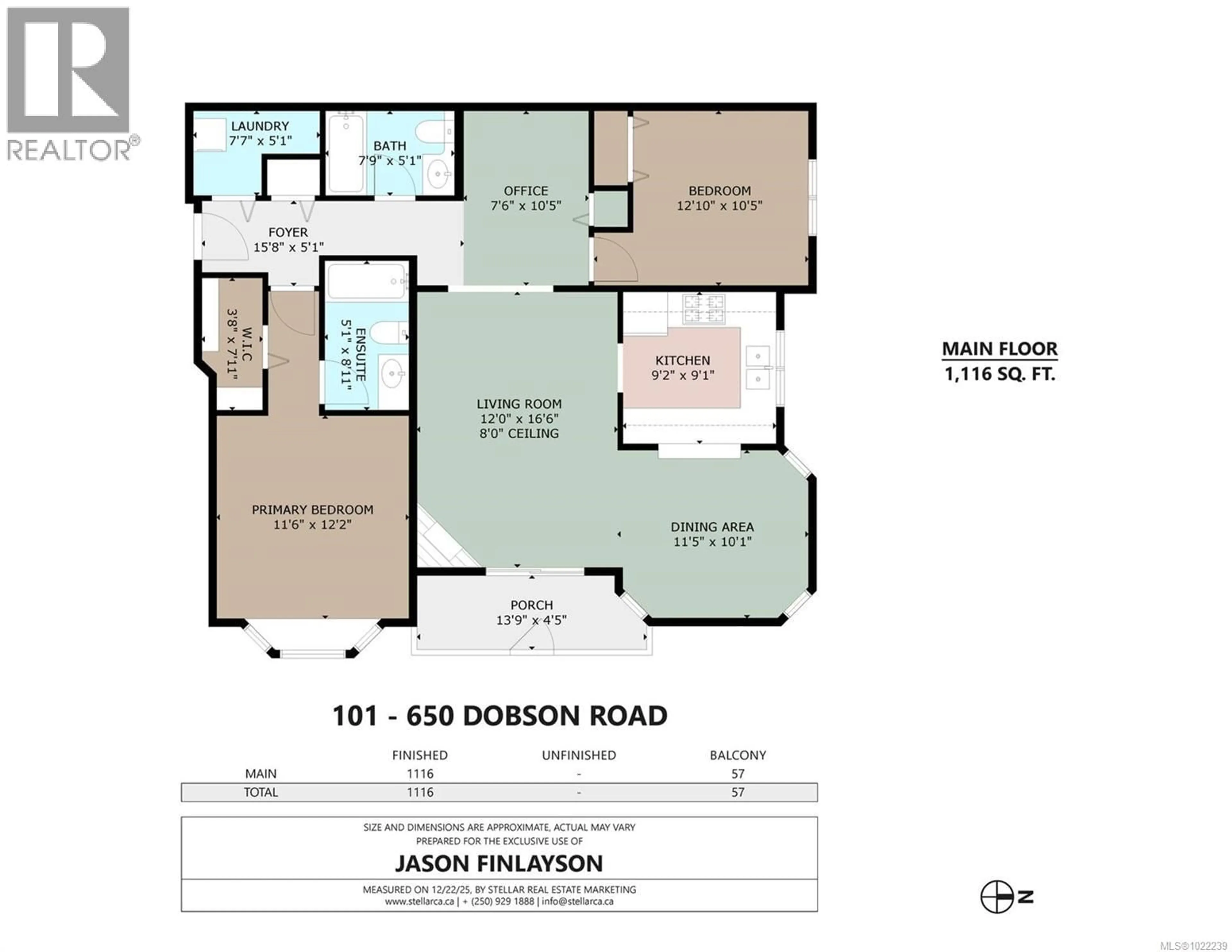 Floor plan for 101 - 650 DOBSON ROAD, Duncan British Columbia V9L2L7