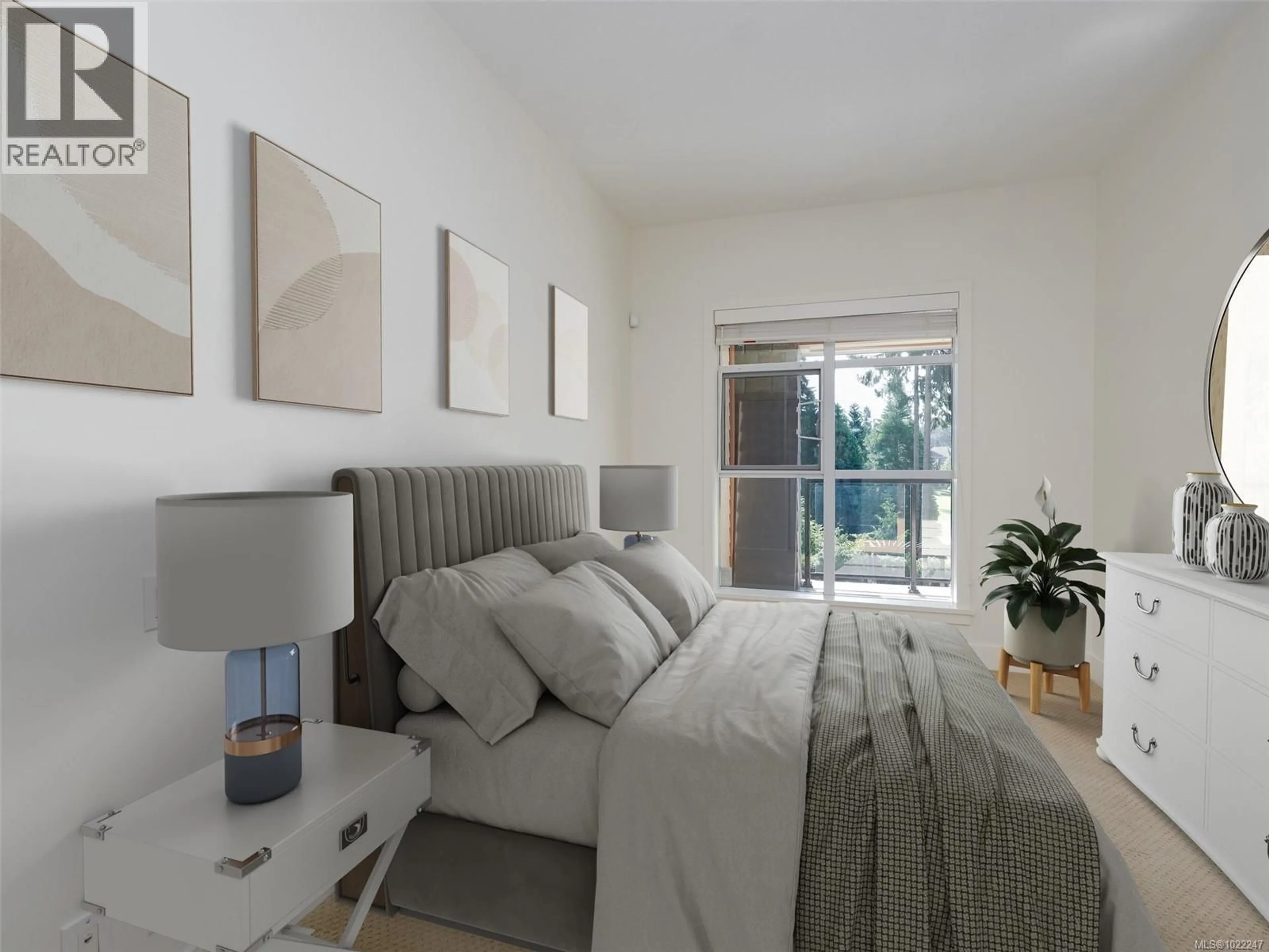 Bedroom with bed, unknown for 218 - 1400 LYNBURNE PLACE, Langford British Columbia V9B0A4